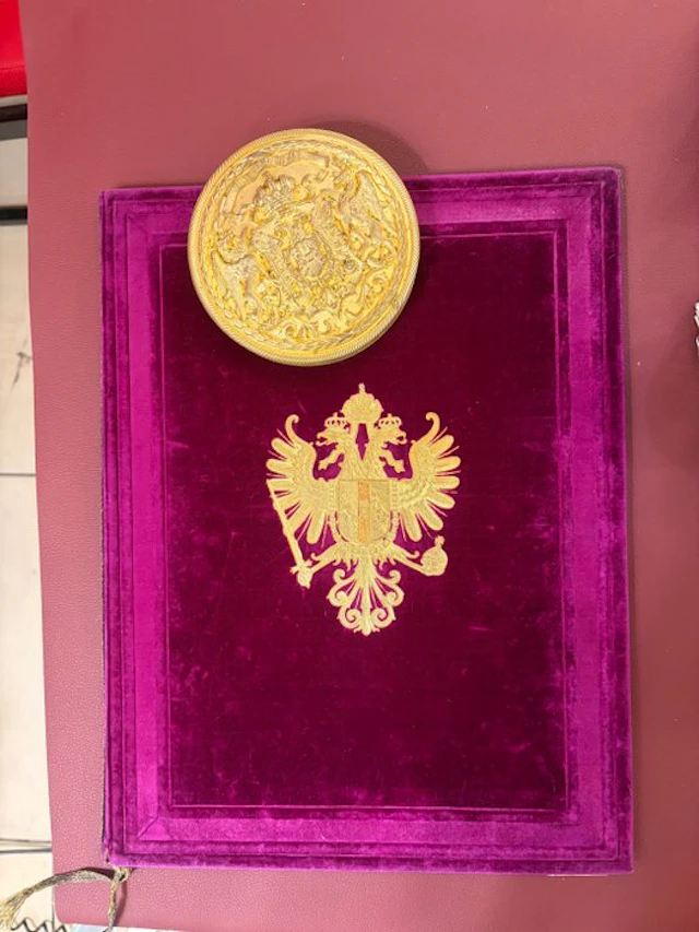 Document - Adelsdiplom / Freiherrndiplom Kaiser Franz Joseph I
