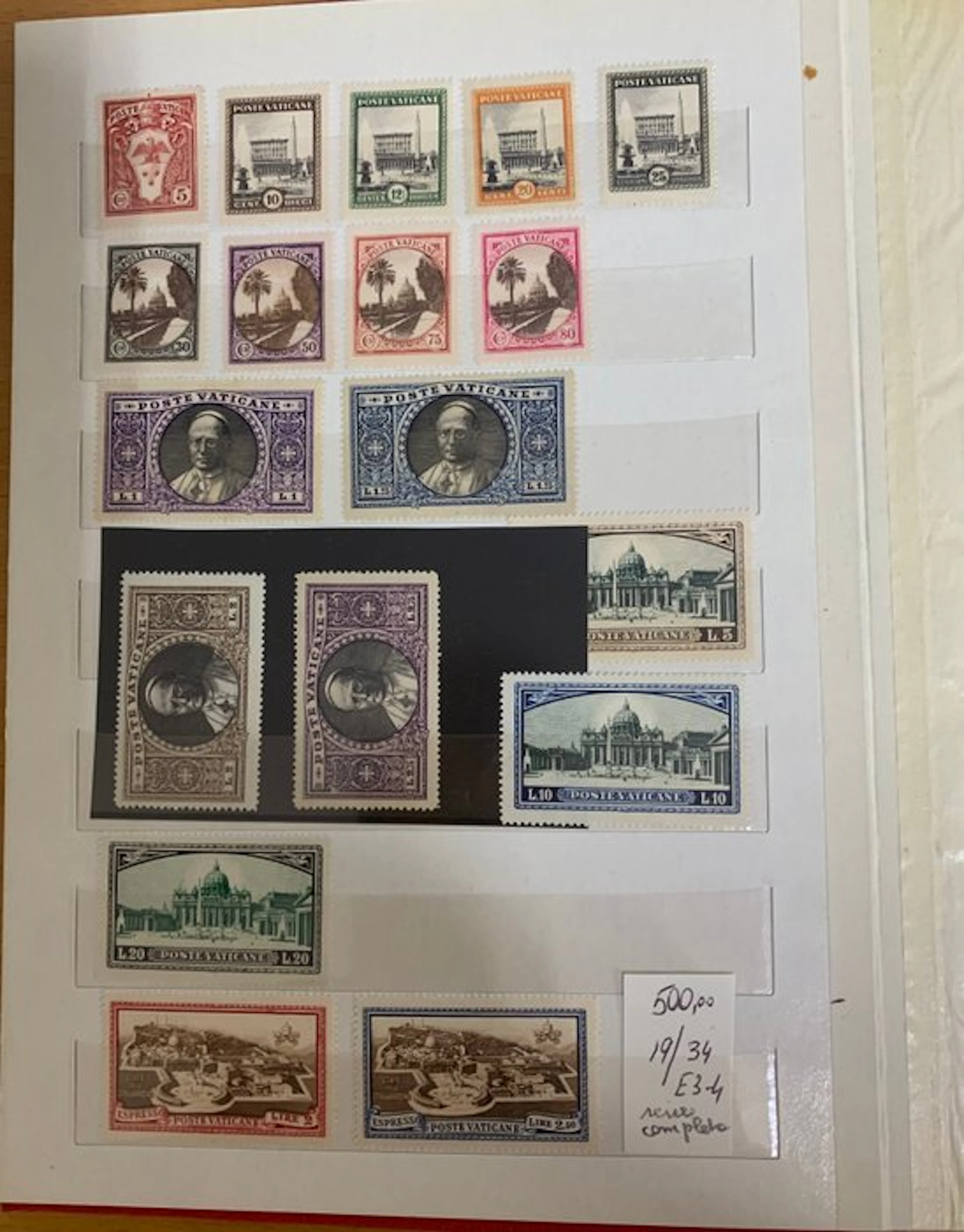 Vatican City 1929/2003 - New complete gum collection with...