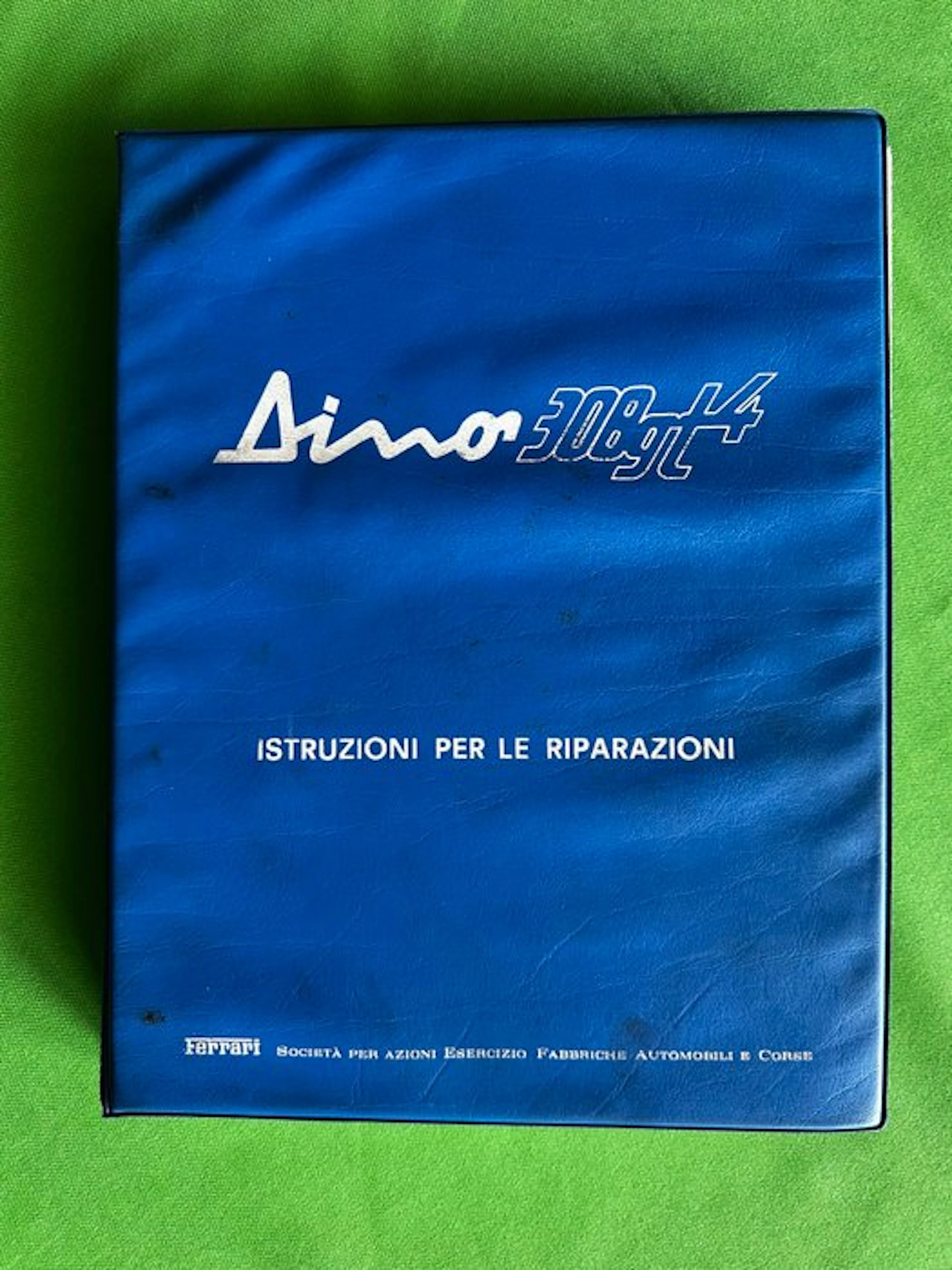 Manual - Ferrari - Dino 308 GT4 - Istruzioni per le riparazioni - 1975