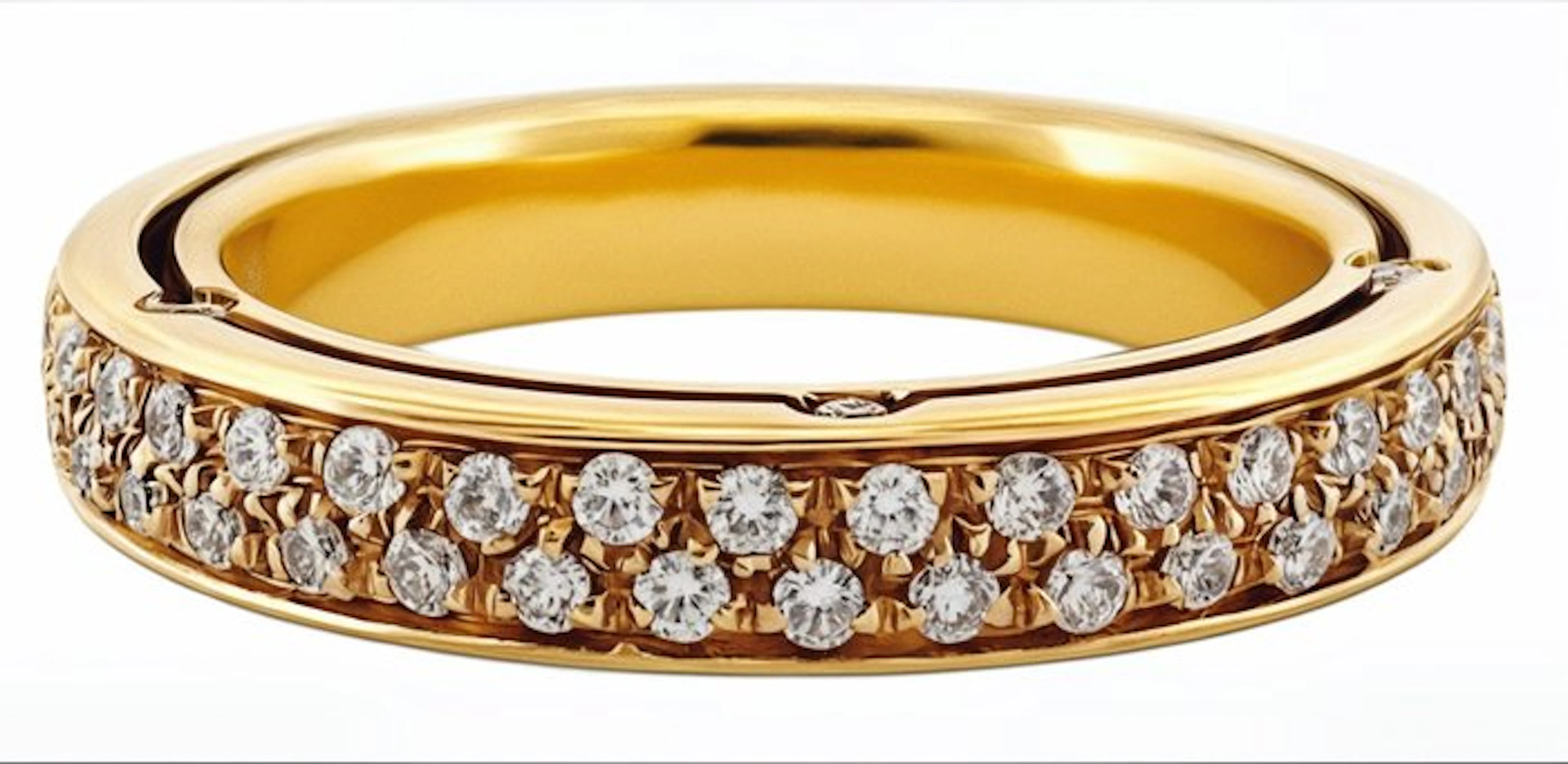 Damiani - Ring - D. SIDE - 18 kt. Yellow gold Diamond (Natural)