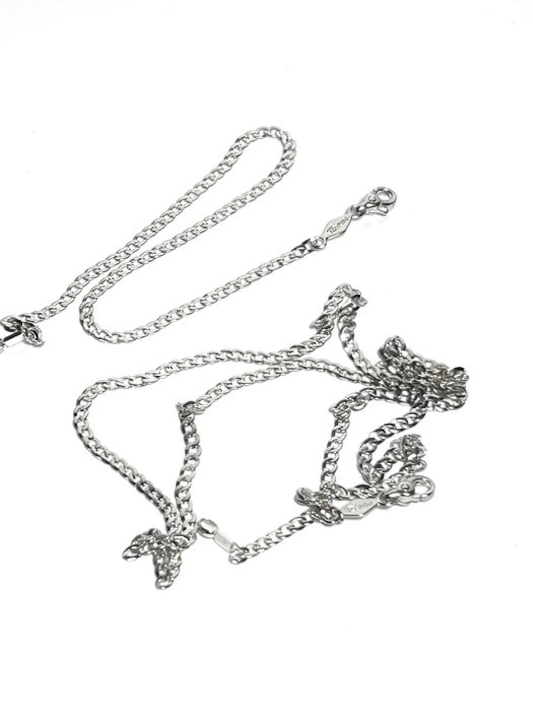 2 piece jewellery set - 9 kt. White gold