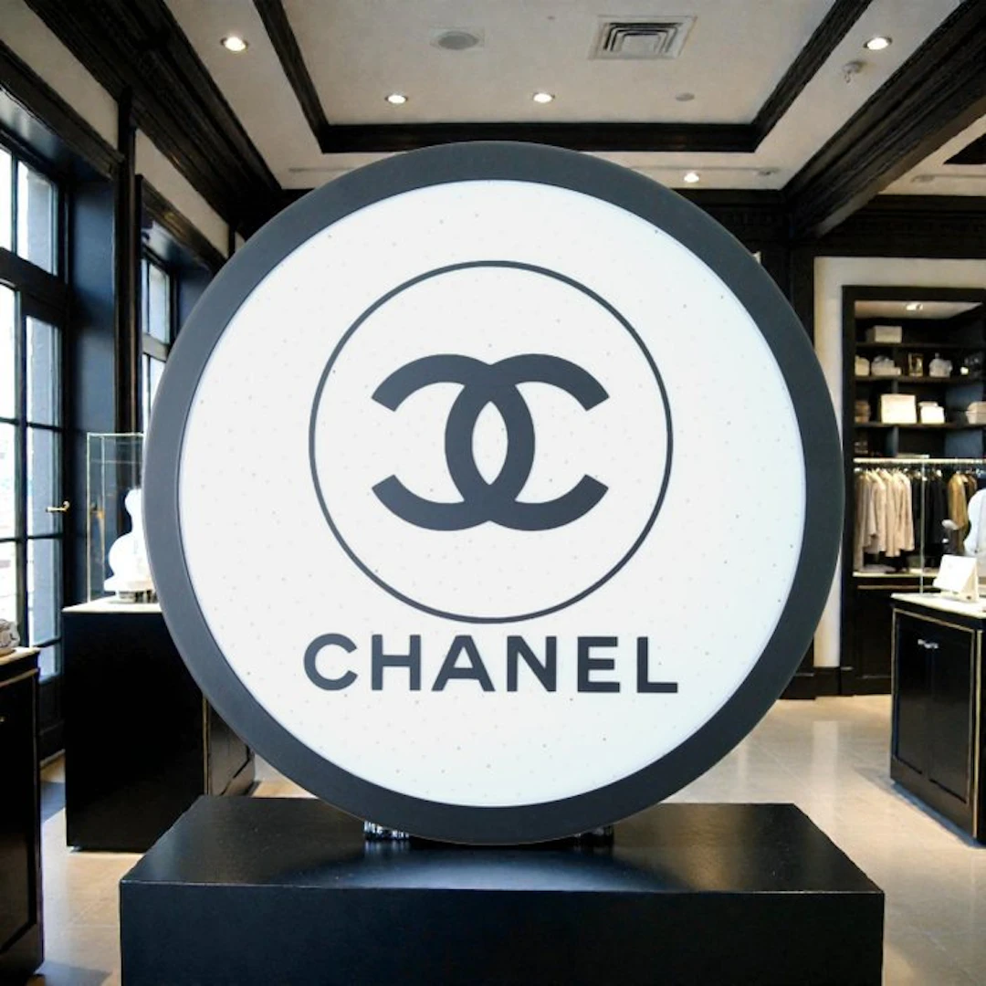 Chanel advertisement lamp - Lighted sign - Chanel...
