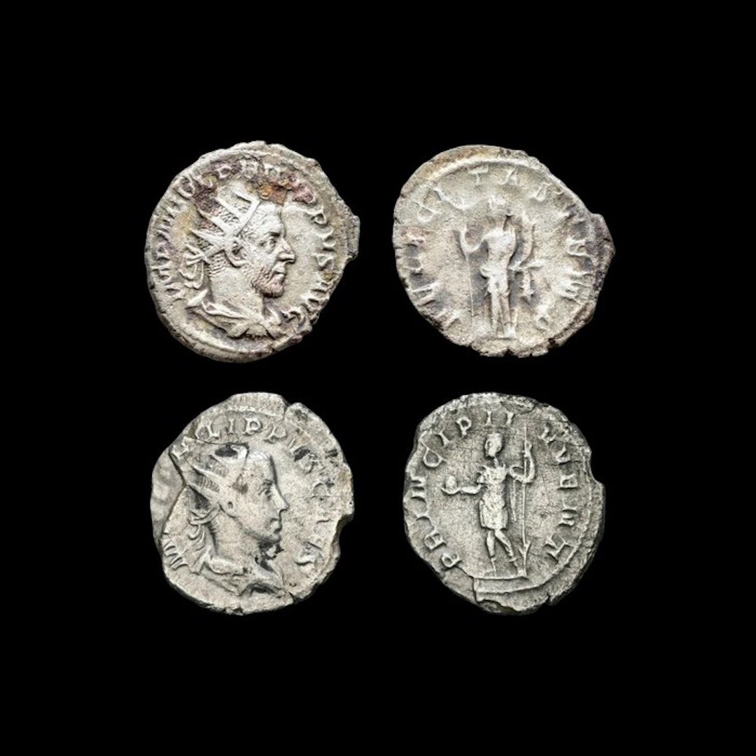 Roman Empire Lot of 2x AR Antoninianus