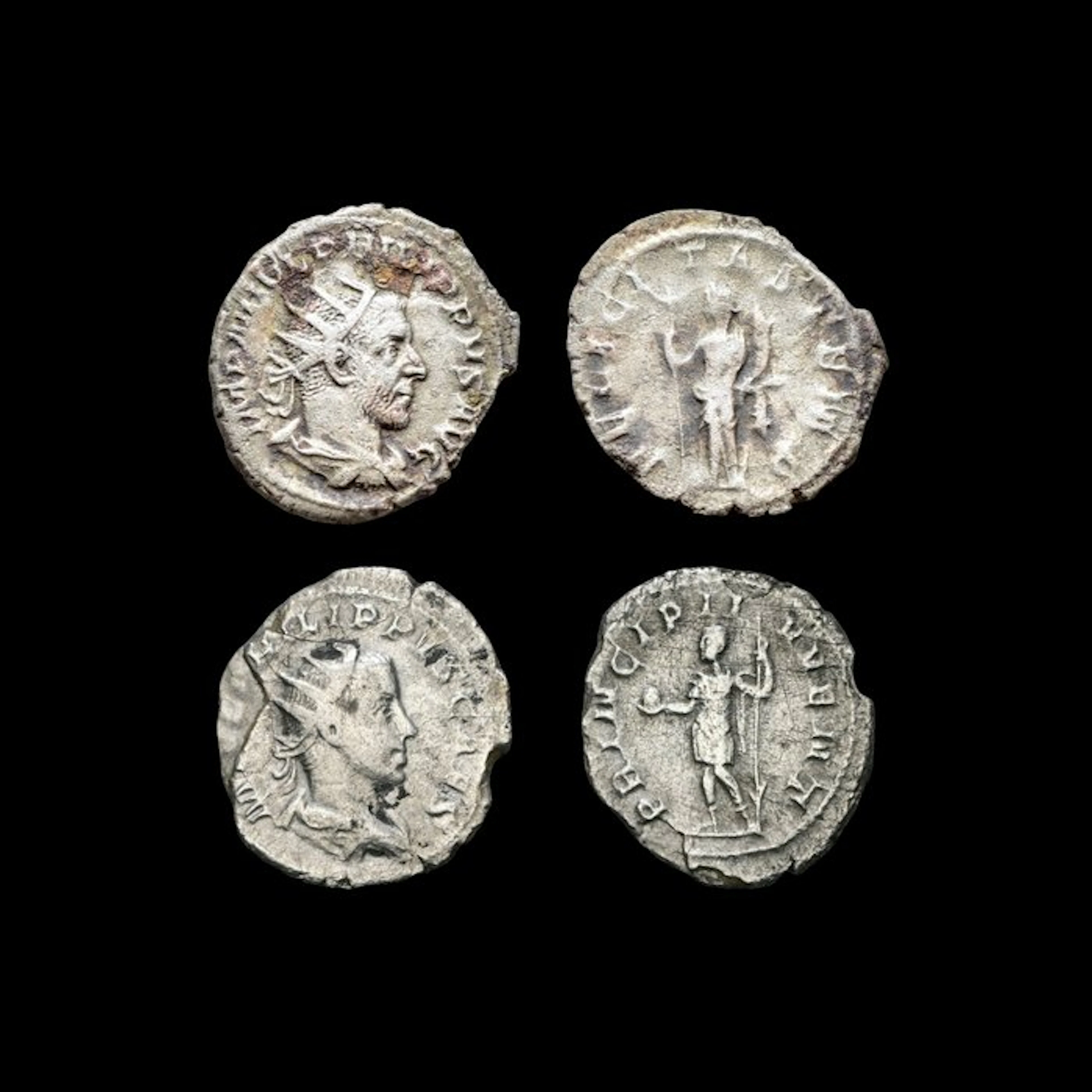 Roman Empire Lot of 2x AR Antoninianus