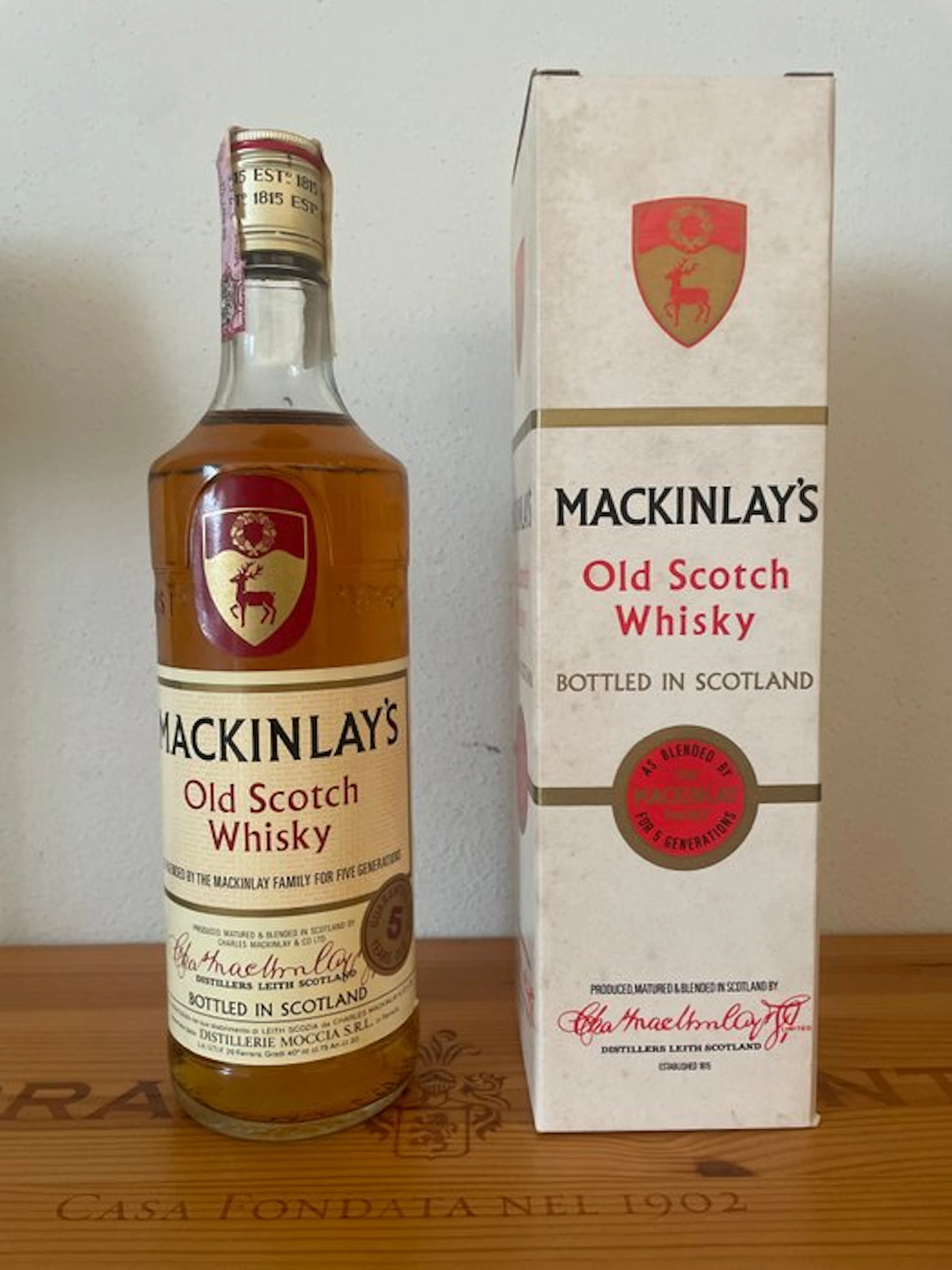 Mackinlay's 5 years old Old Scotch - b. 1970s - 75cl