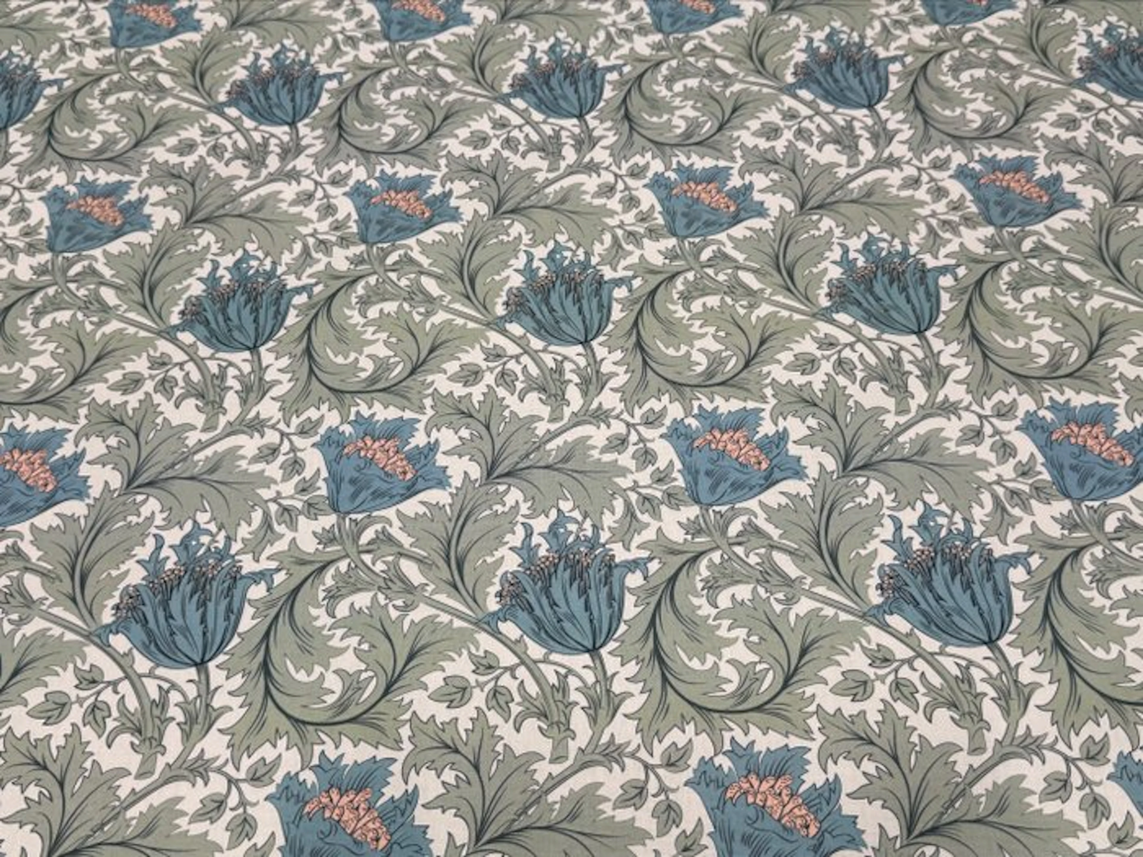 GCFabrics – Cotton Upholstery Fabric with Acanthus...