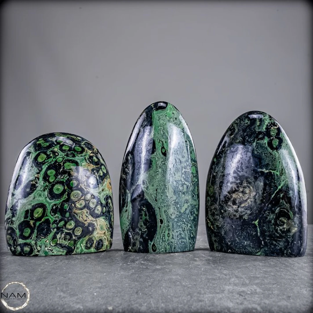 Kambaba Jaspis Trio – Fascinating natural art in...