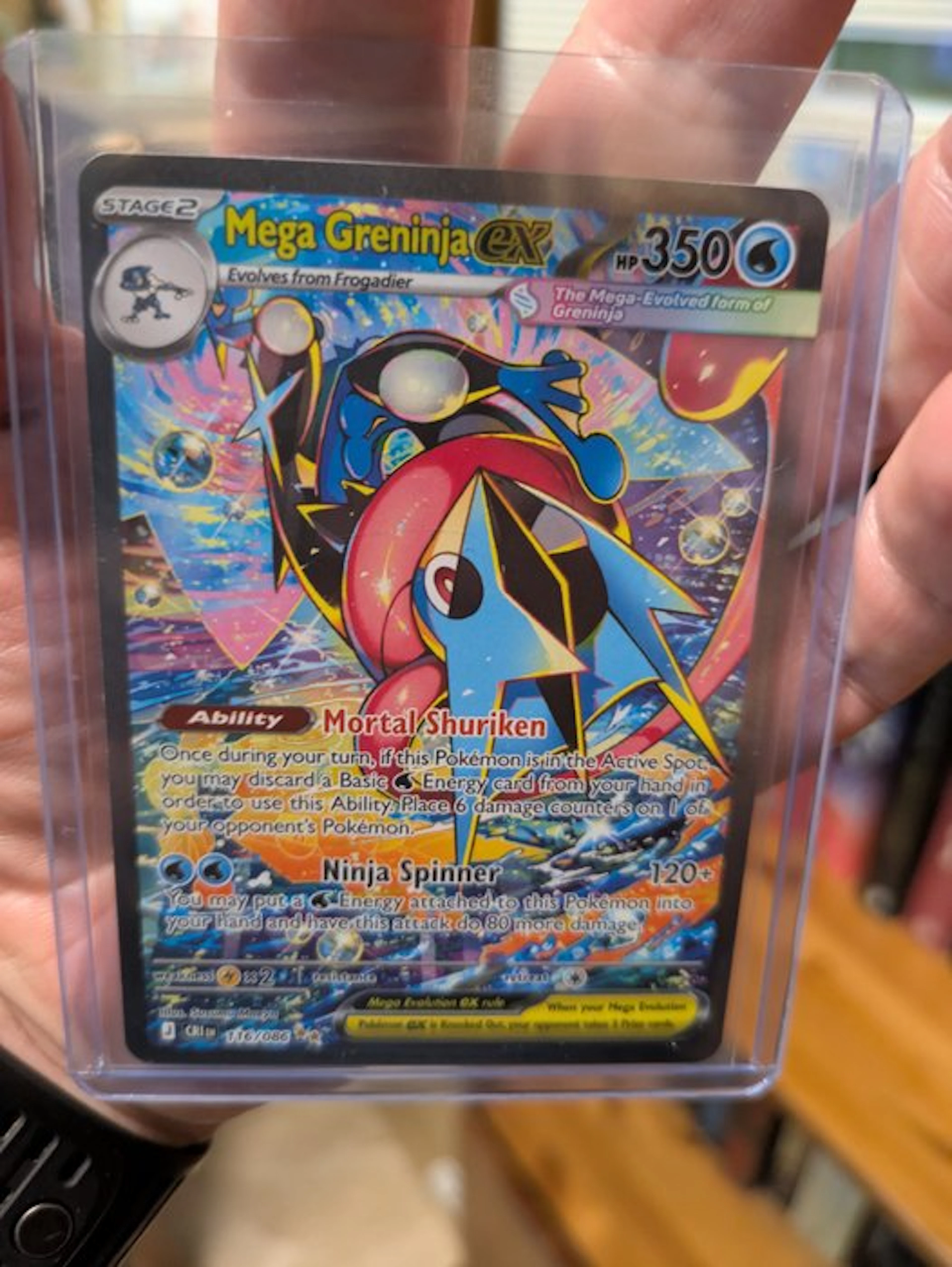Pokémon - 1 Card - Mega Greninja EX 116/106 Full art, Foil, Secret rare - XY