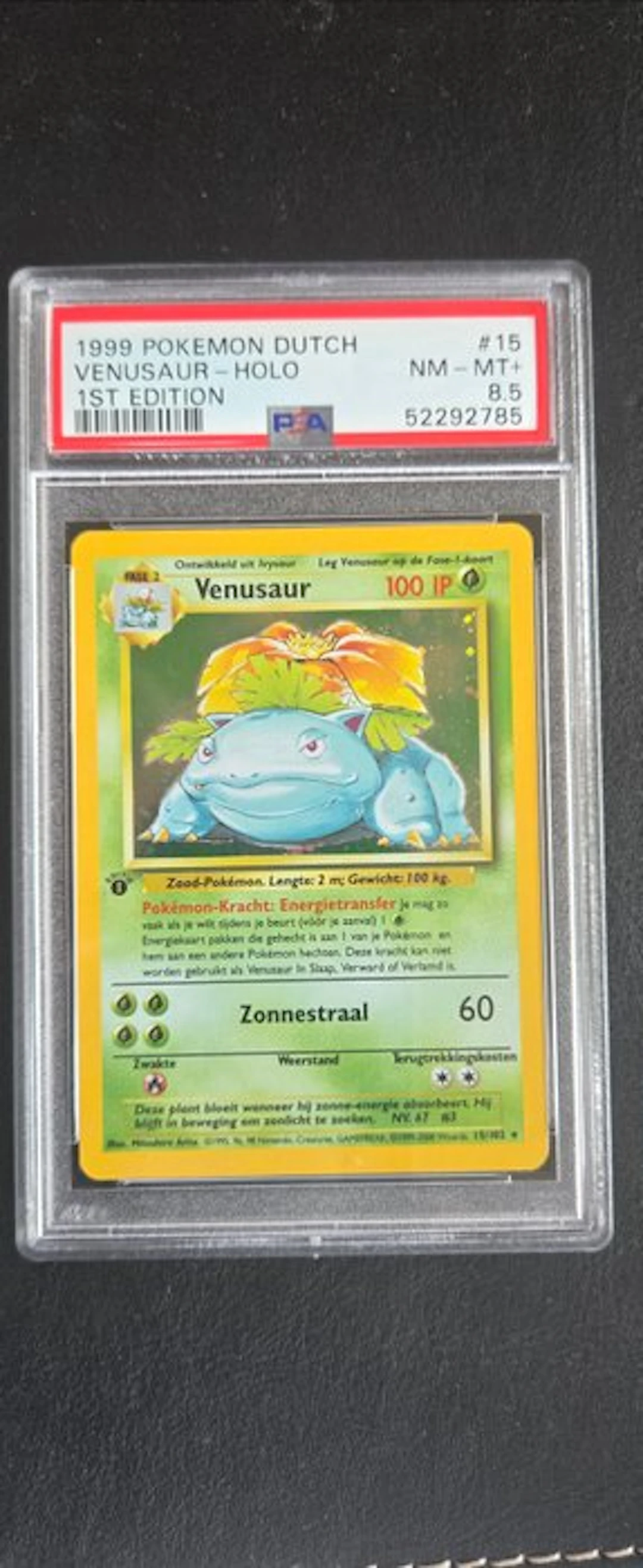 Pokémon - 1 Graded card - Venusaur 15 Foil