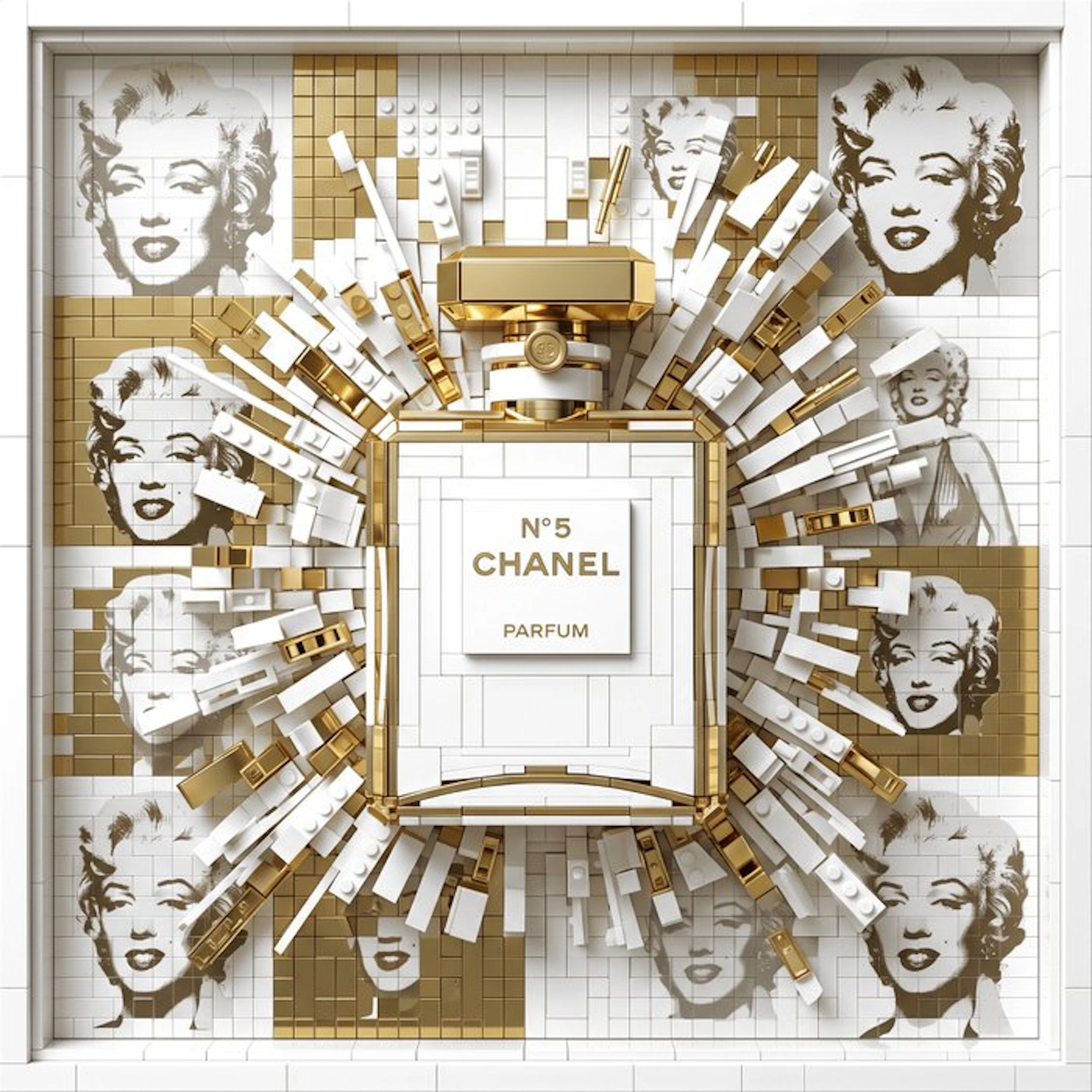 Artxlife - Lego Chanel & Marilyn Art of Glamour