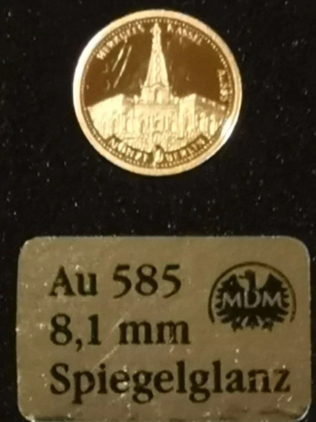 Germany. Gold medal 1/100 oz Gold "Herkules Kassel" (No reserve price)