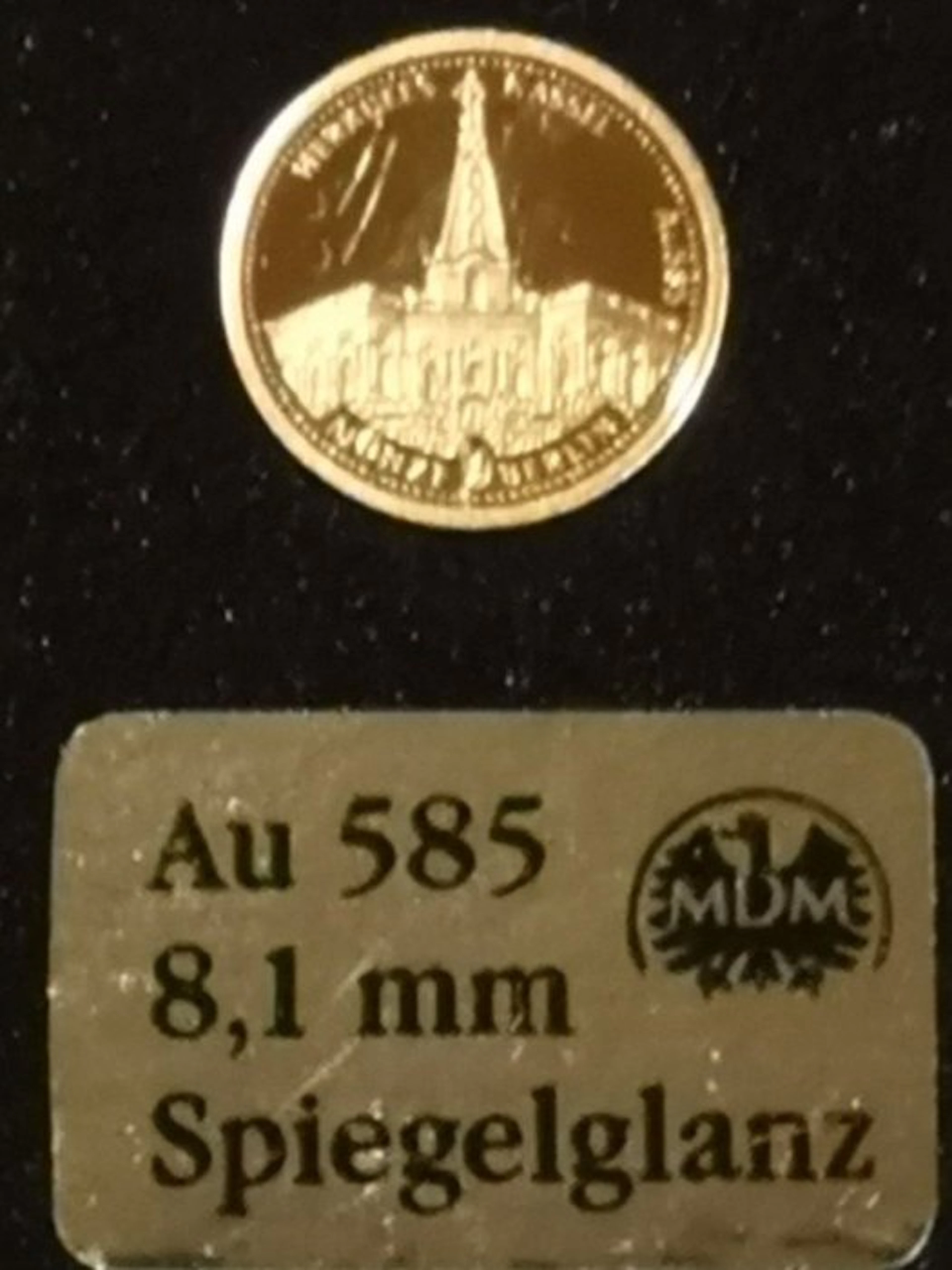 Germany. Gold medal 1/100 oz Gold "Herkules Kassel" (No reserve price)