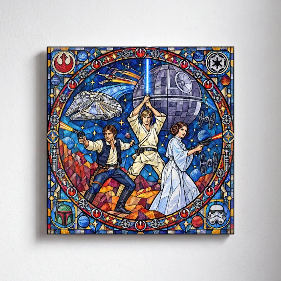 Kleury.art - [Ceramic Tile Art] "The Triptych of the Force” by Kleury.art (1/5)