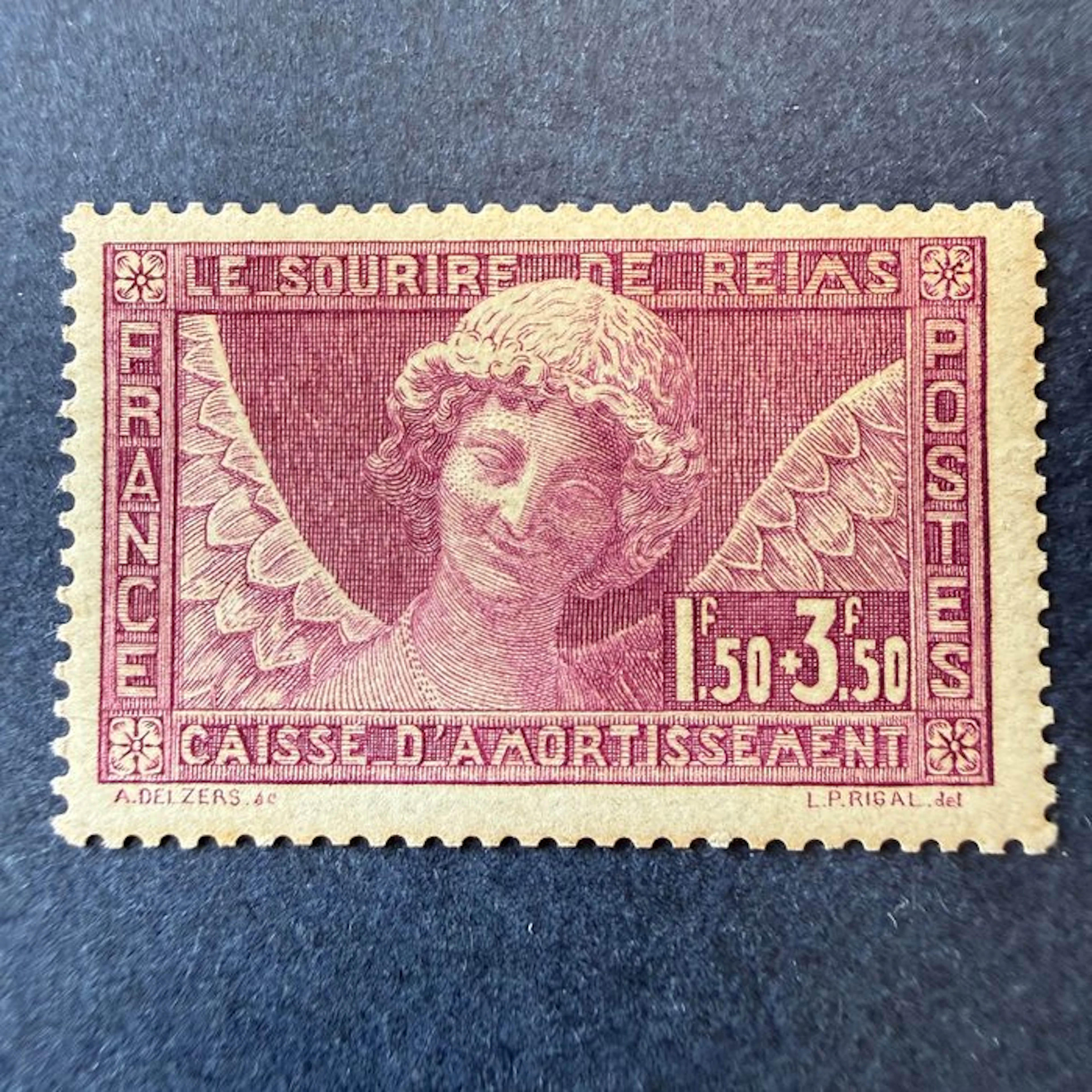 France - Yvert 256 'Caisse d'Amortissement' mint ** without hinge. VF.