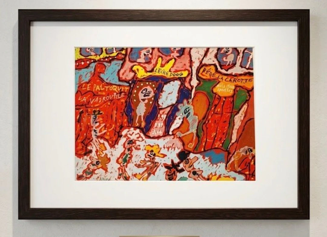 Jean Dubuffet (1901-1985) - Rue de Passy (Lèche Dodo)