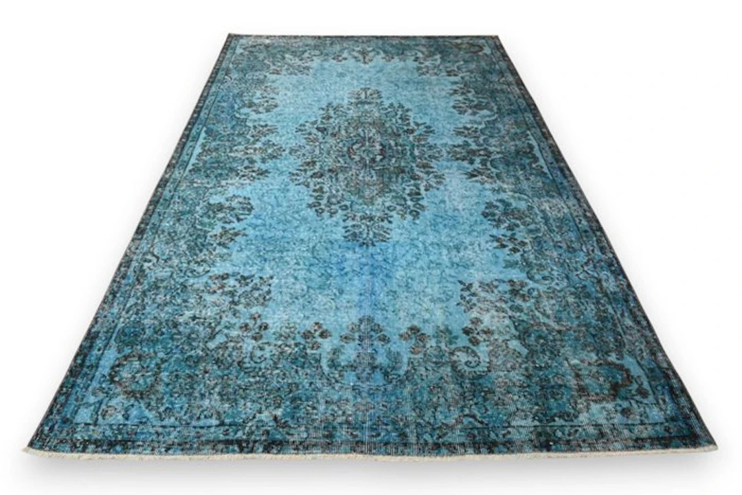 Blue vintage - Rug - 275 cm - 170 cm - √ handmade √ certificate