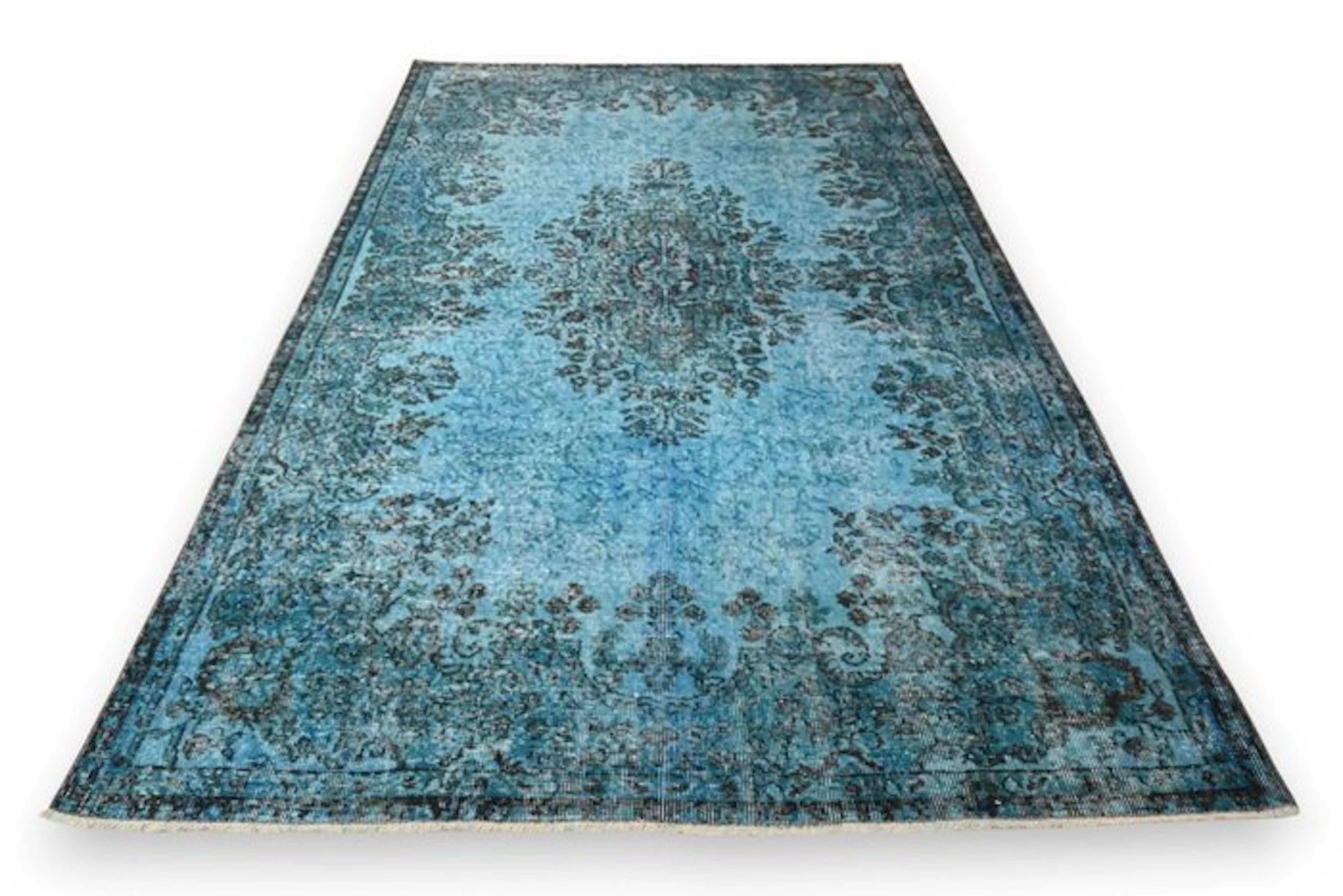 Blue vintage - Rug - 275 cm - 170 cm - √ handmade √ certificate