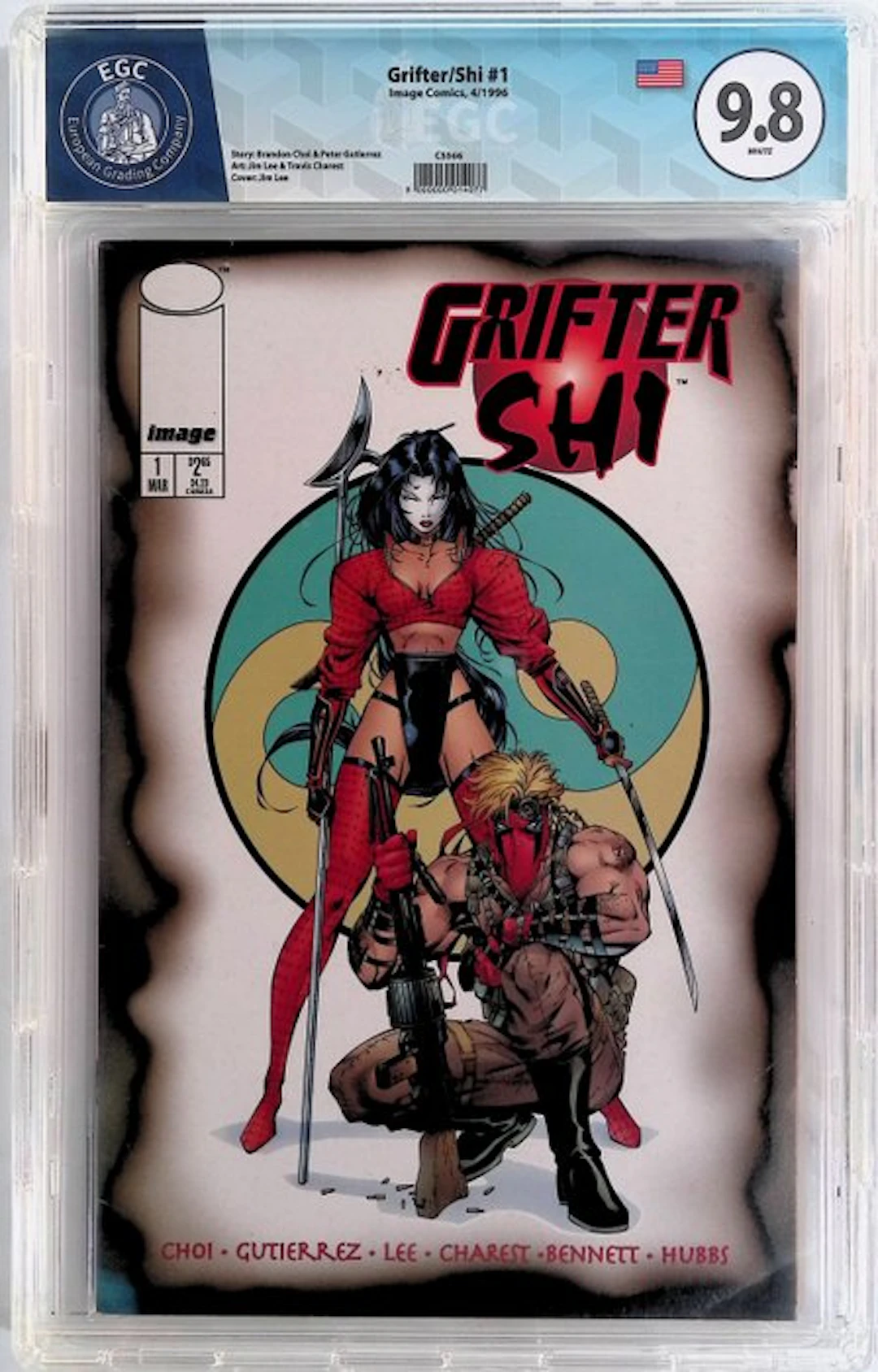 Grifter/Shi #1 - EGC 9.8 - 1 Graded comic - First edition - 1996