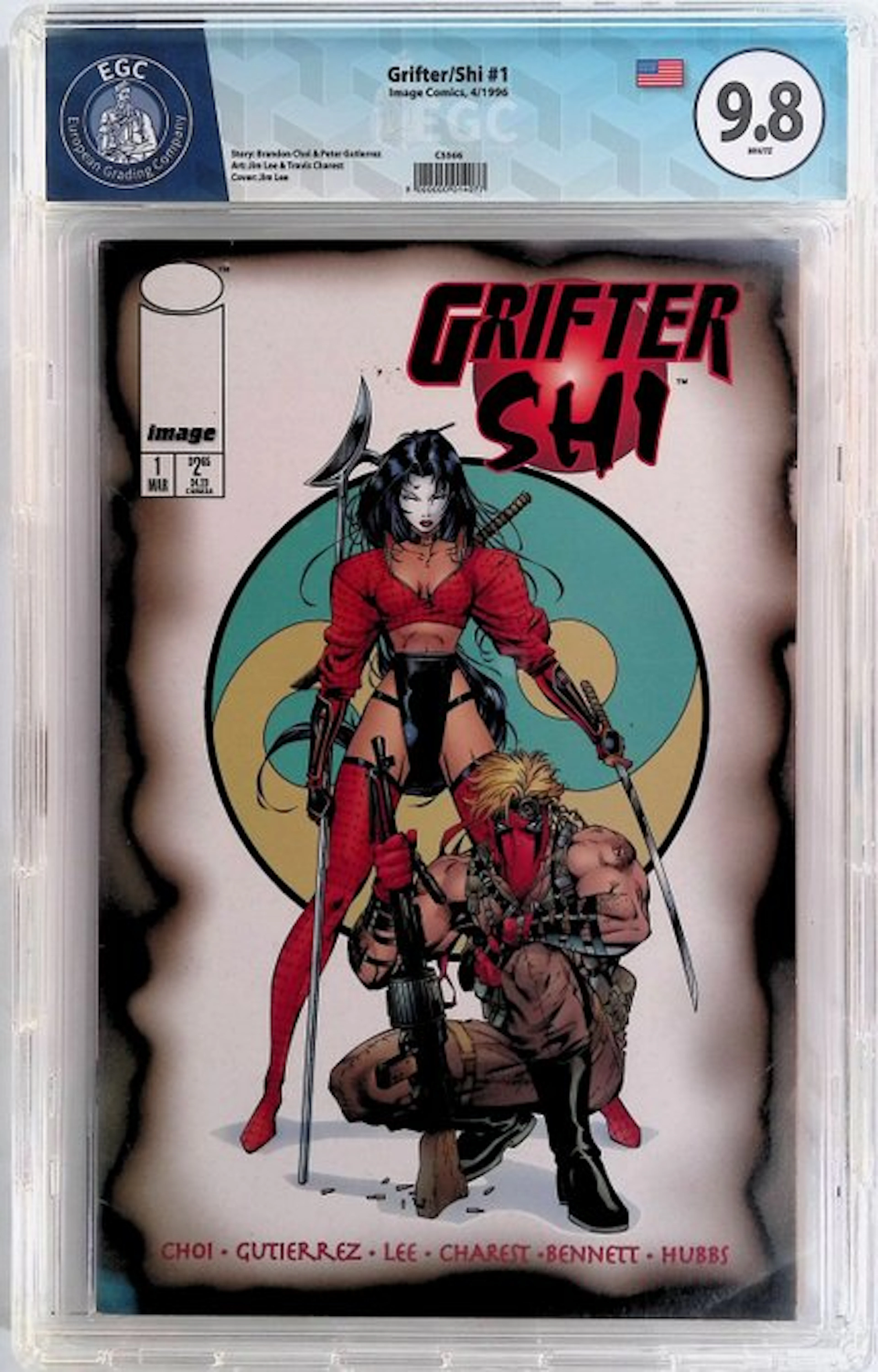 Grifter/Shi #1 - EGC 9.8 - 1 Graded comic - First edition - 1996
