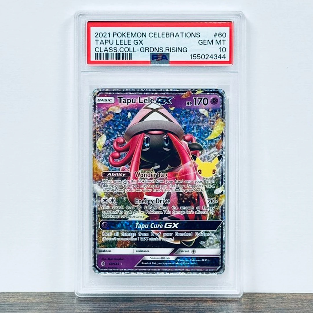 Pokémon Graded card - Tapu Lele GX 60 – Pokémon - PSA 10