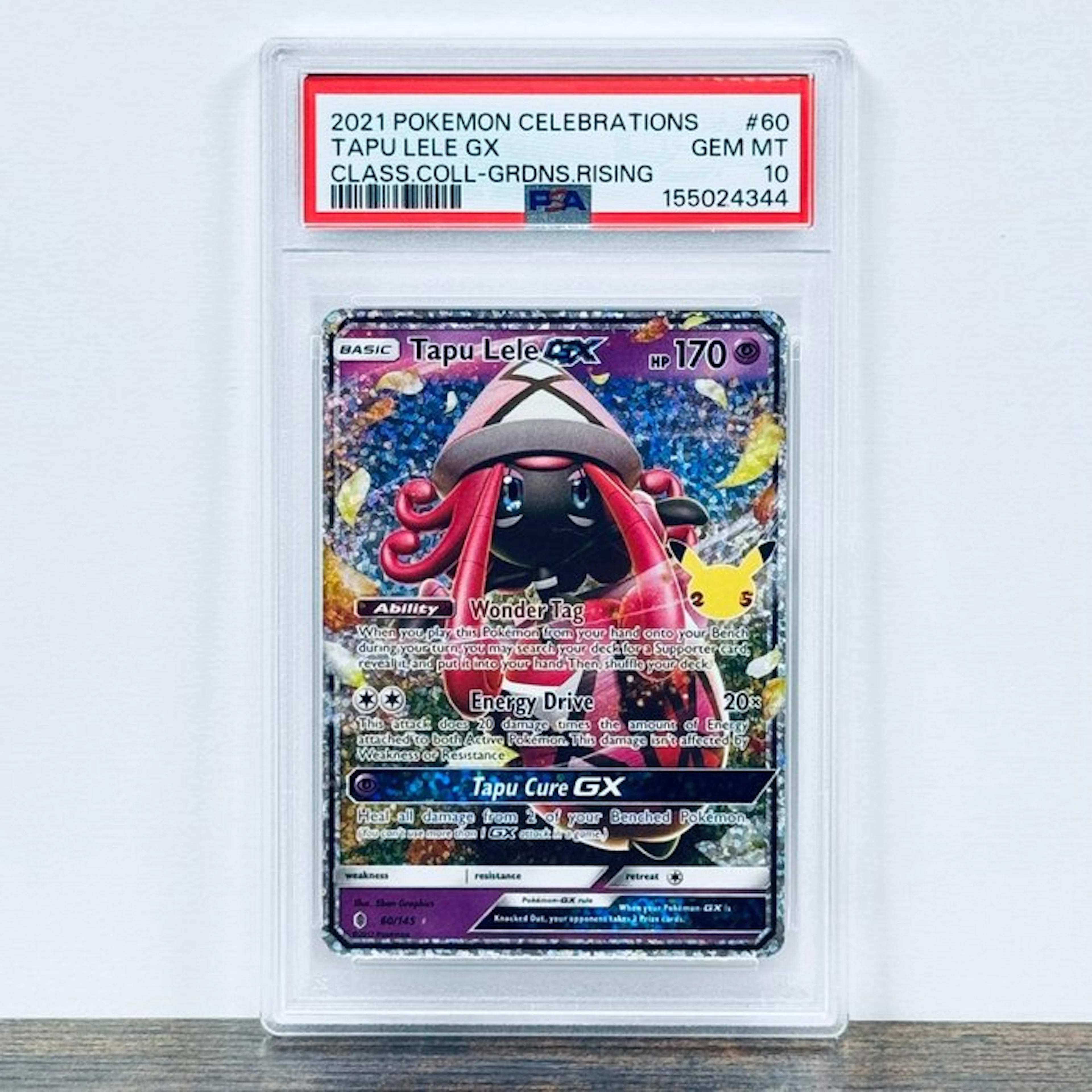 Pokémon Graded card - Tapu Lele GX 60 – Pokémon - PSA 10