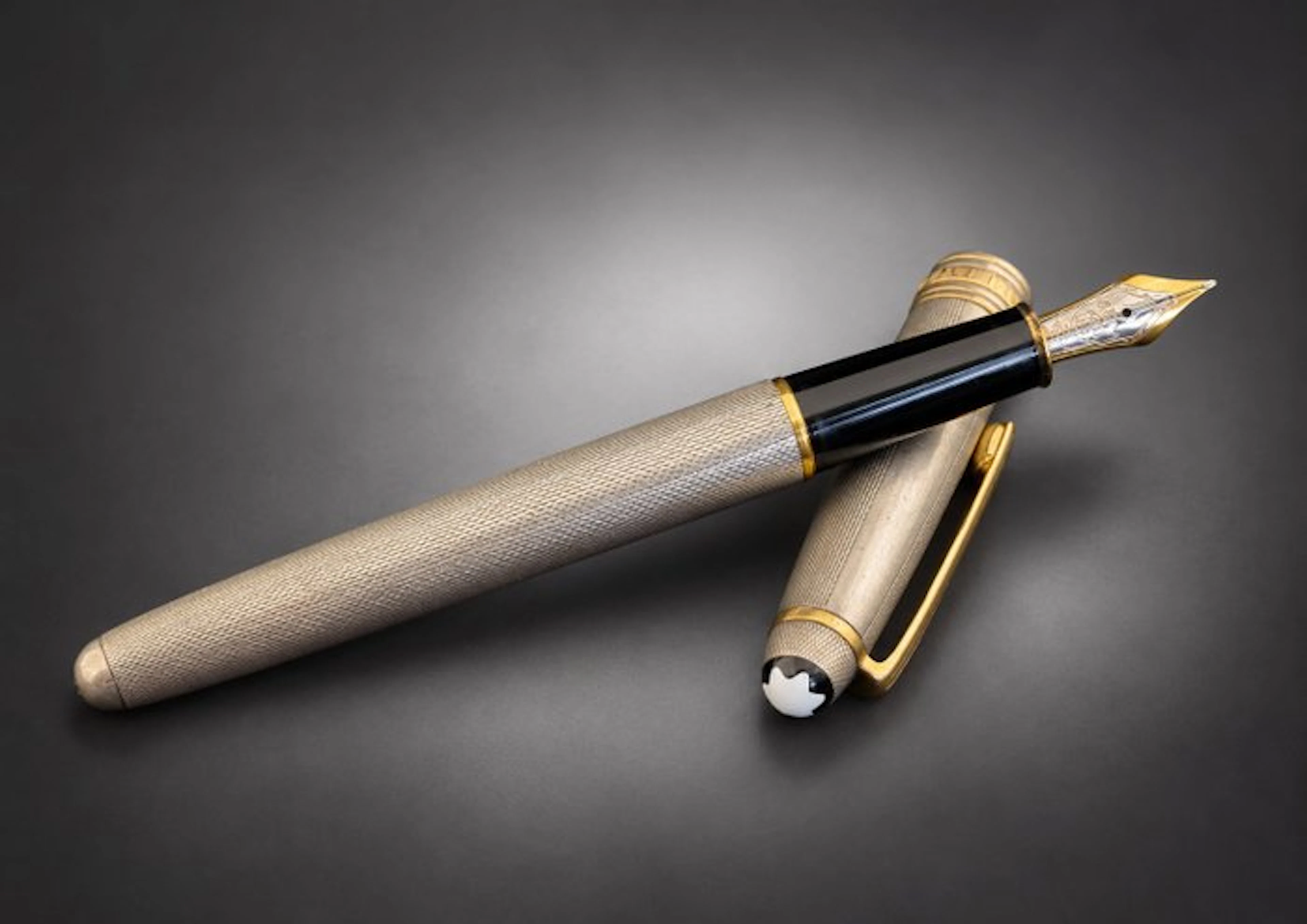 Montblanc - Meisterstück Classique Silver Barley - Fountain pen