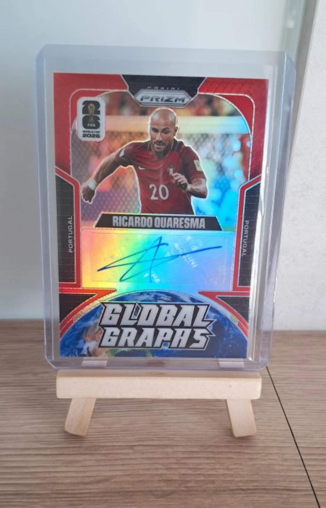 2026 Panini Prizm Ricardo Quaresma GG-RQ Autographed card