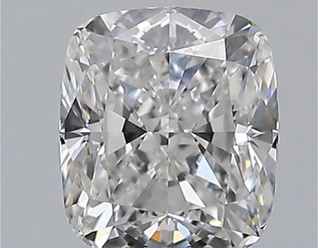 1 pcs Diamond (Natural) - 0.73 ct - Cushion - E - IF...