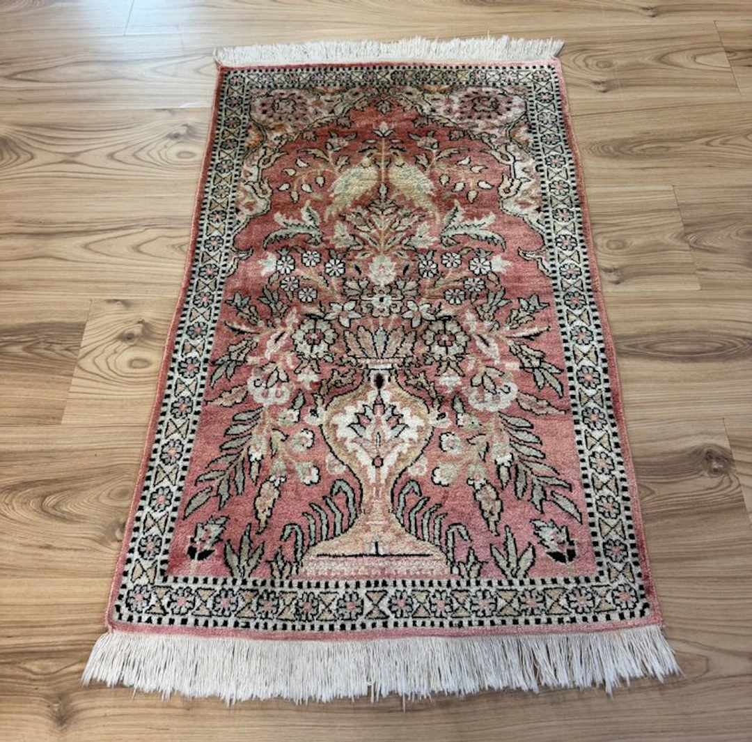 Ghoum - Rug - 1.05 m - 0.6 m - Cashmere Silk, pure visual!