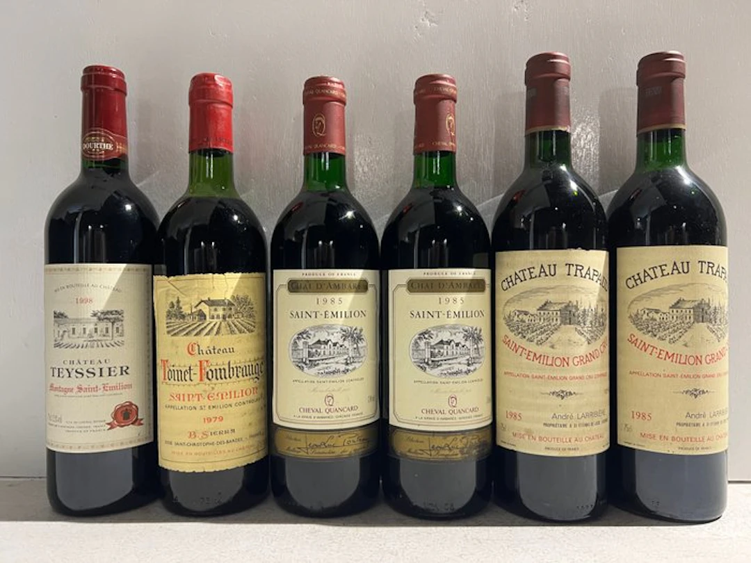 1985 x 2 Chateau Trapaud 1998 Chateau Teyssier 1979...