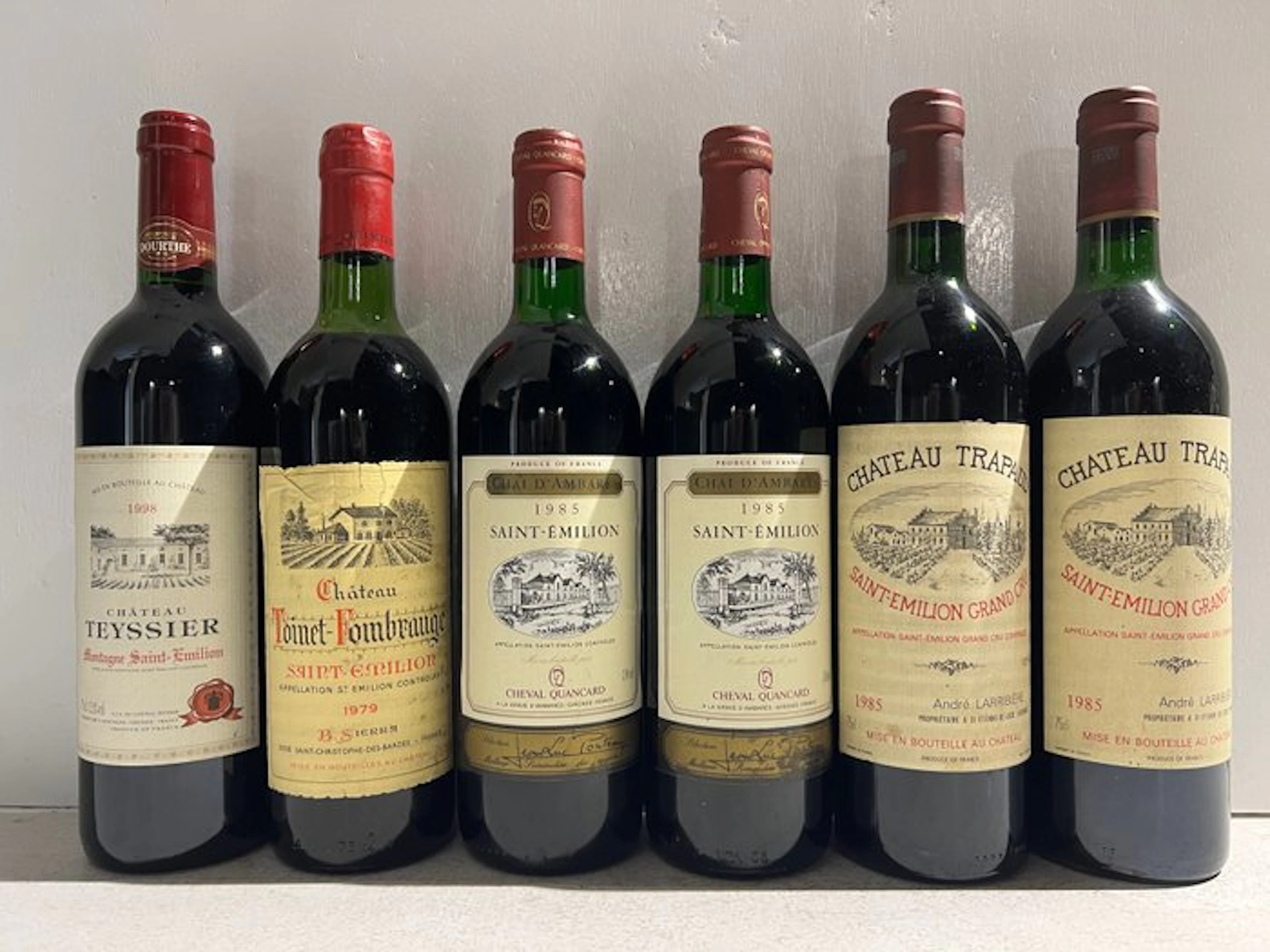 1985 x 2 Chateau Trapaud 1998 Chateau Teyssier 1979...