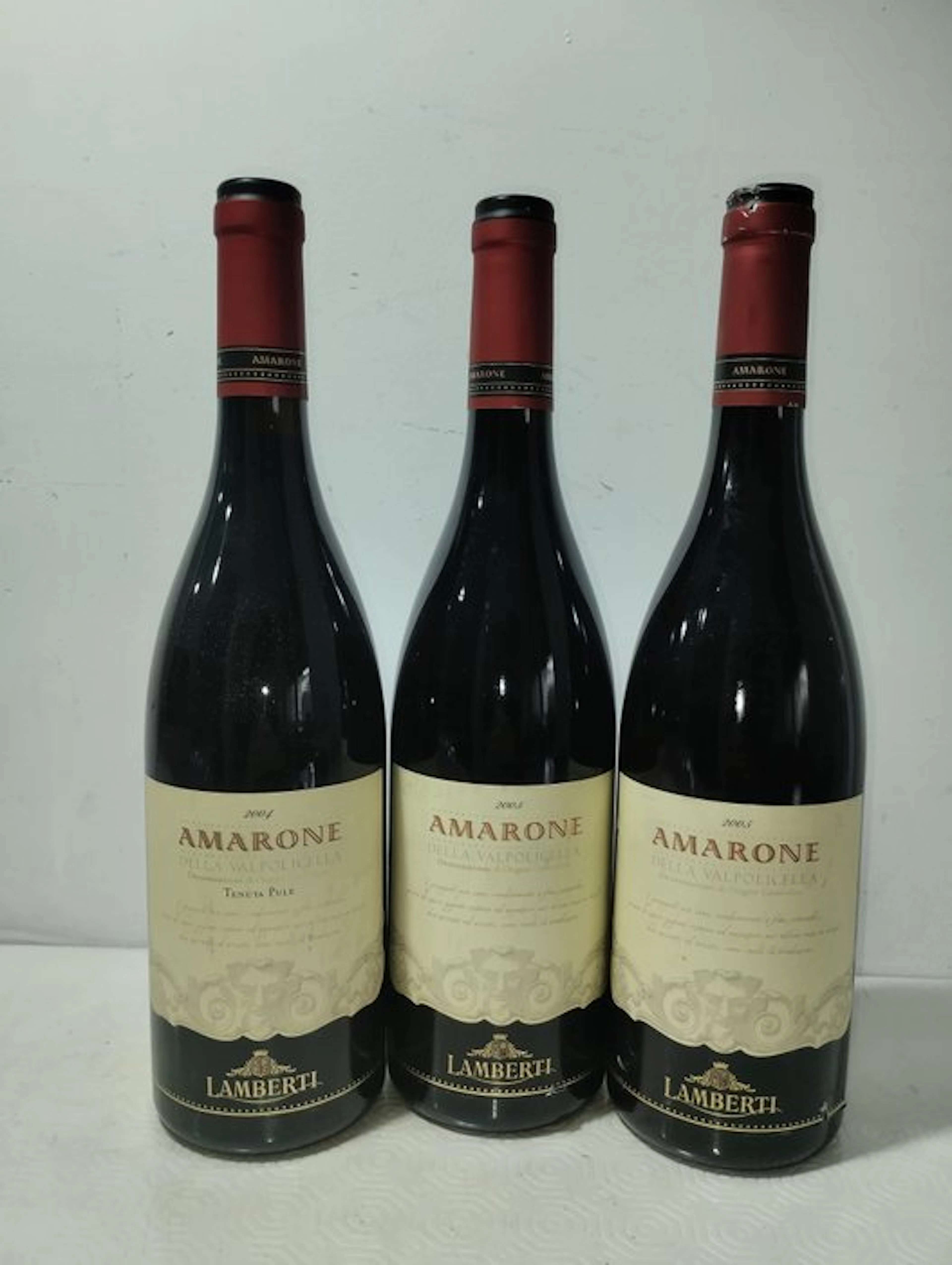 2004 & 2005 x2, Lamberti - Amarone della Valpolicella - 3 Bottles (0.75L)