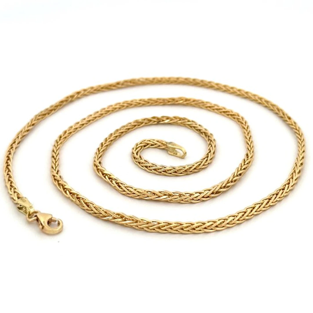 Handmade - Necklace - 18 kt. Yellow gold - Snake