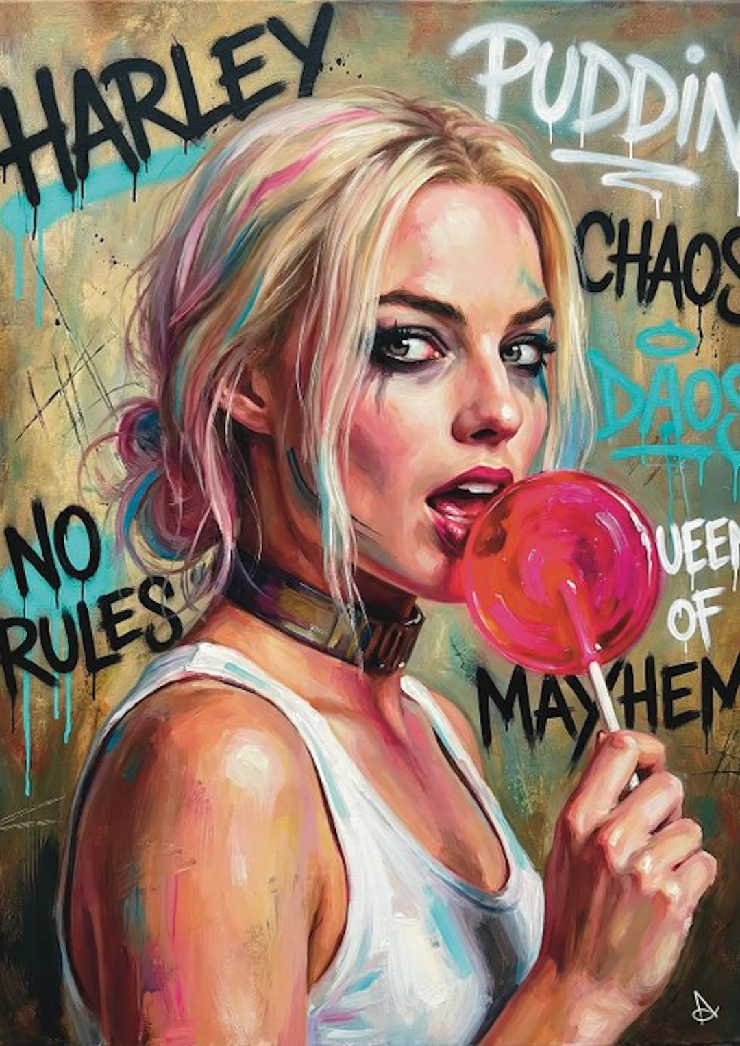 Andrea Di Martino ANDSAL 1991 - Harley Quinn No Rules...