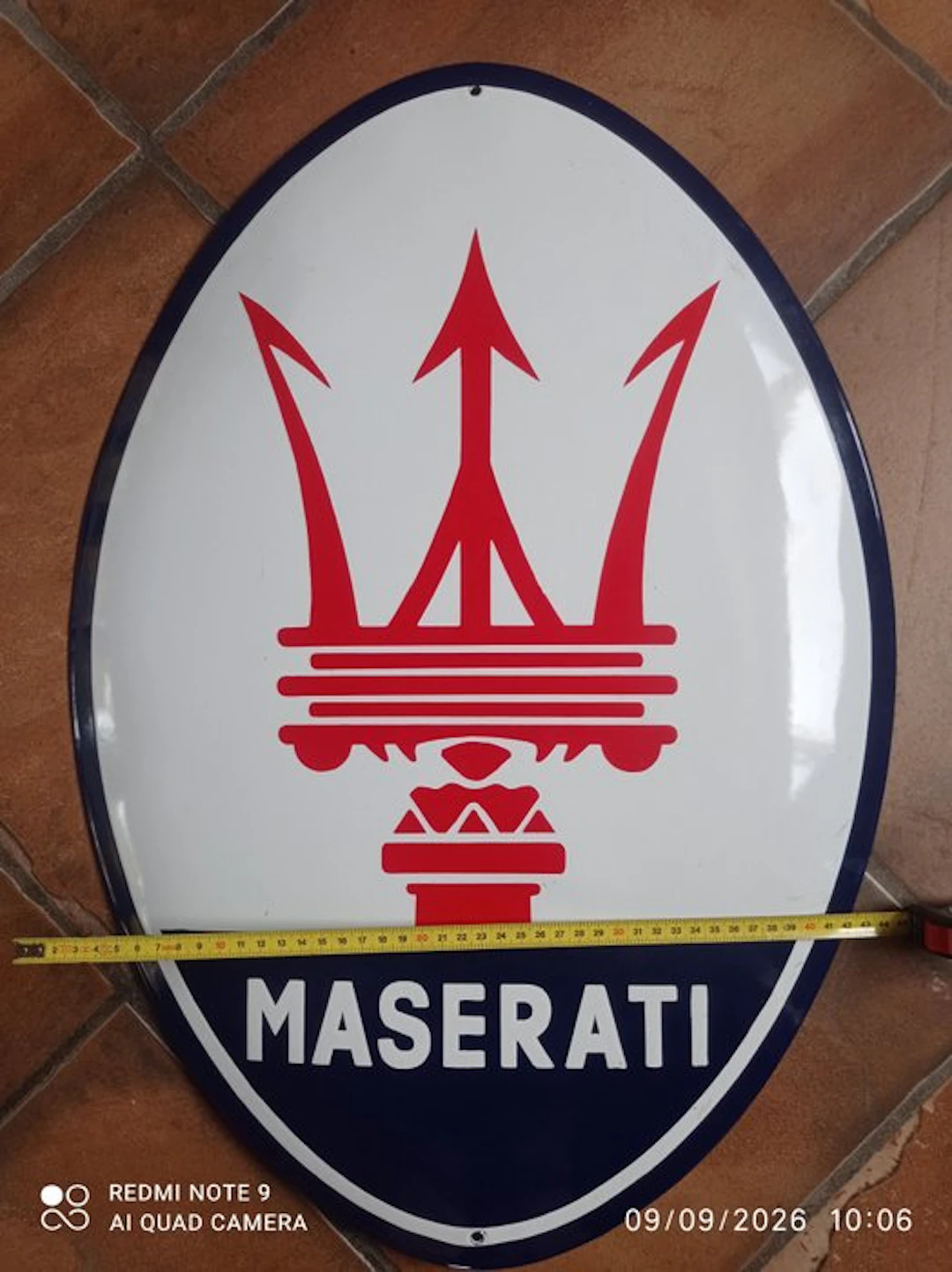 Sign - Maserati - Stemma Tridente Maserati