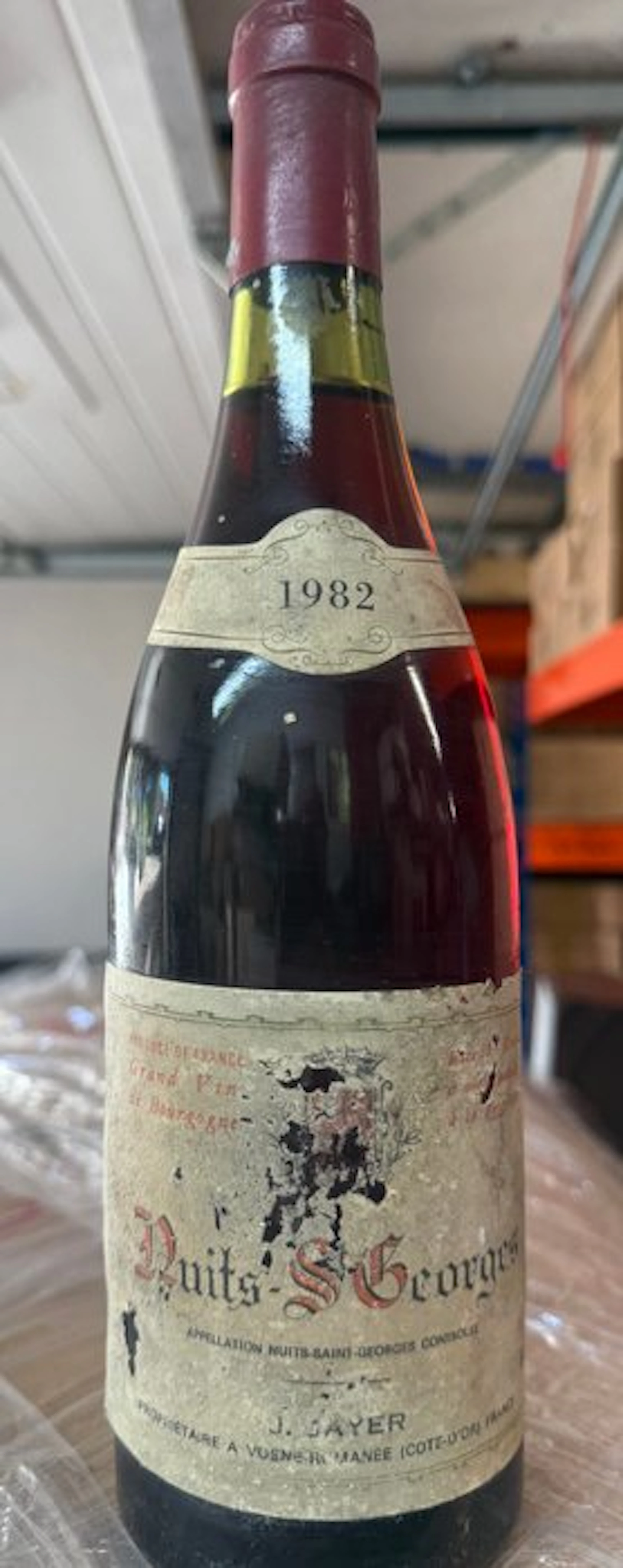 1982 Jacqueline Jayer - Nuits St. Georges - 1 Bottle (0.75L)