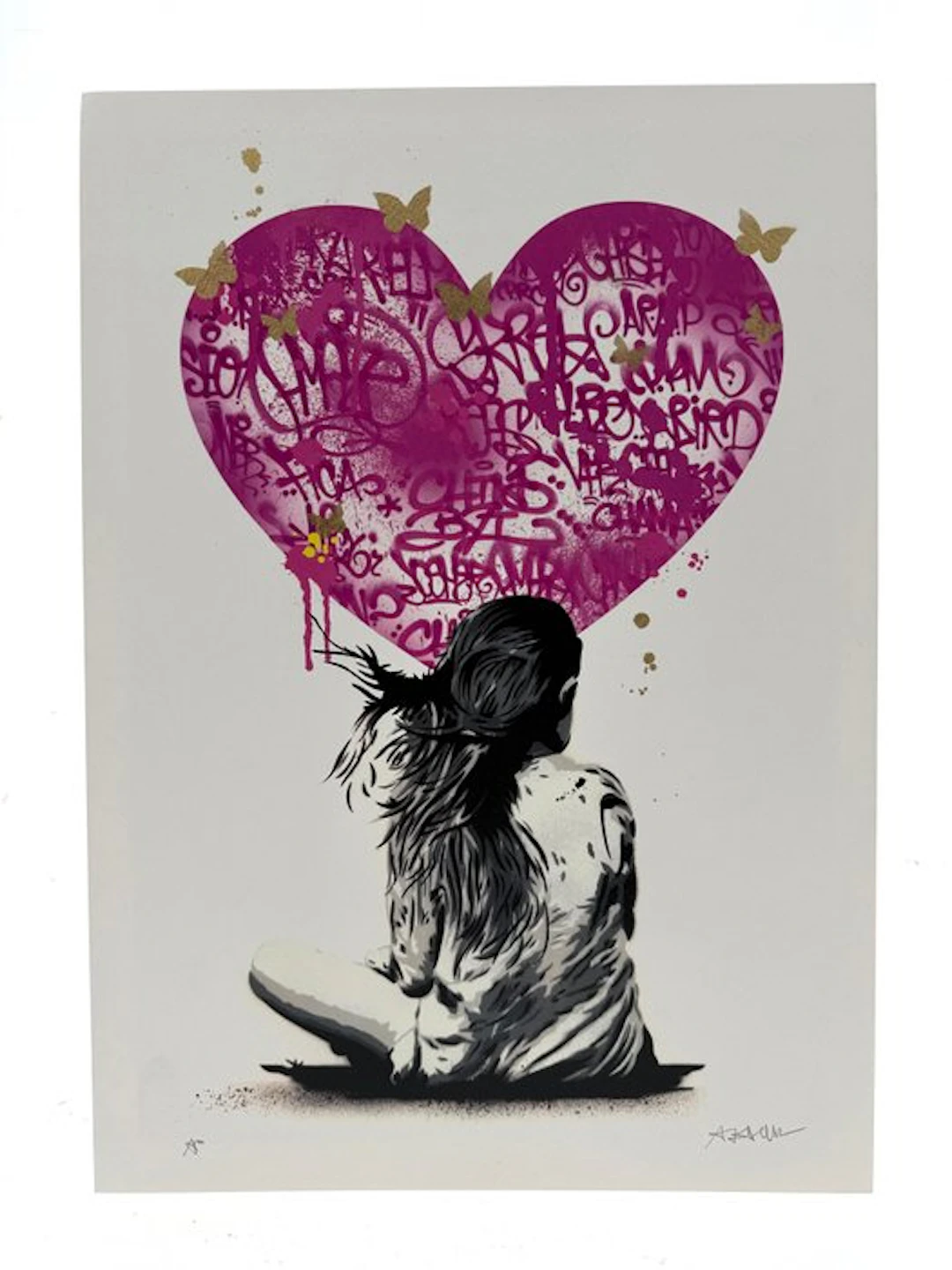 Alessio B (XX-XXI) - Dreams TAG Graffiti (gold hand finished elements)