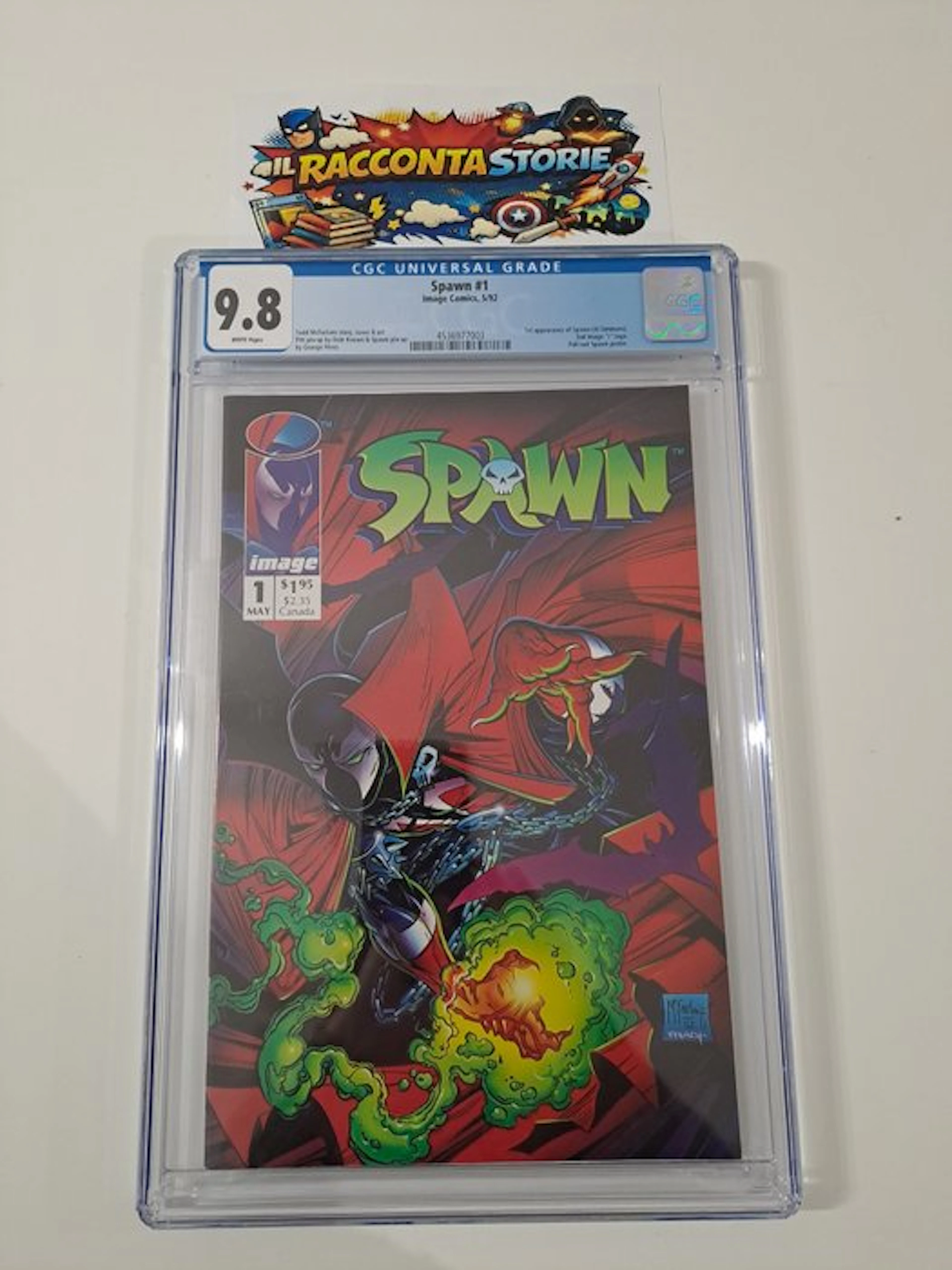 Spawn 1 - Spawn #1 - 1 Graded comic - First edition - 1992/1992 - CGC 9.8