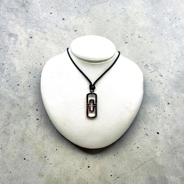 Bvlgari - Necklace with pendant - collezione Parentesi - 18 kt. White gold