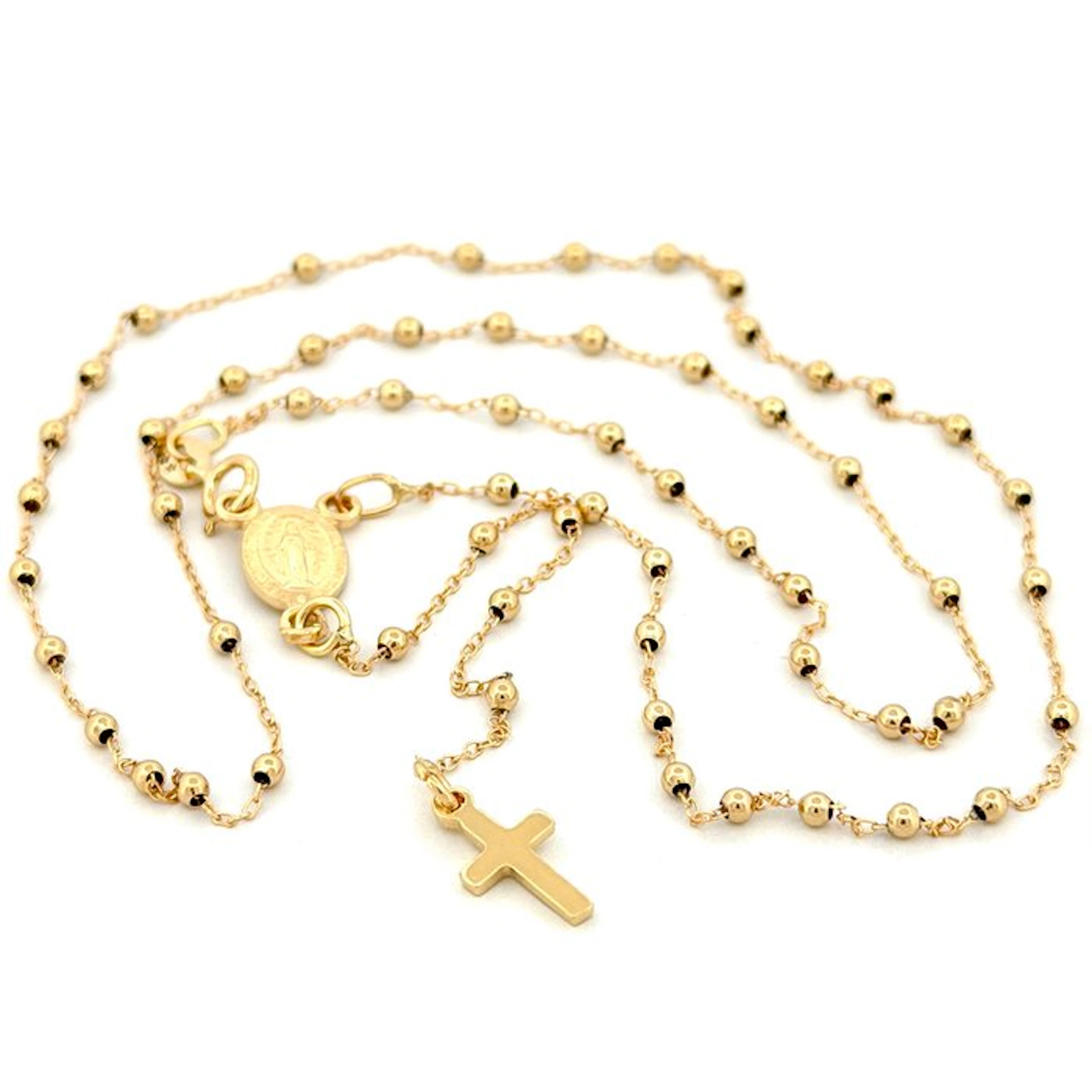 No reserve price - Necklace - 18 kt. Yellow gold - Rosario