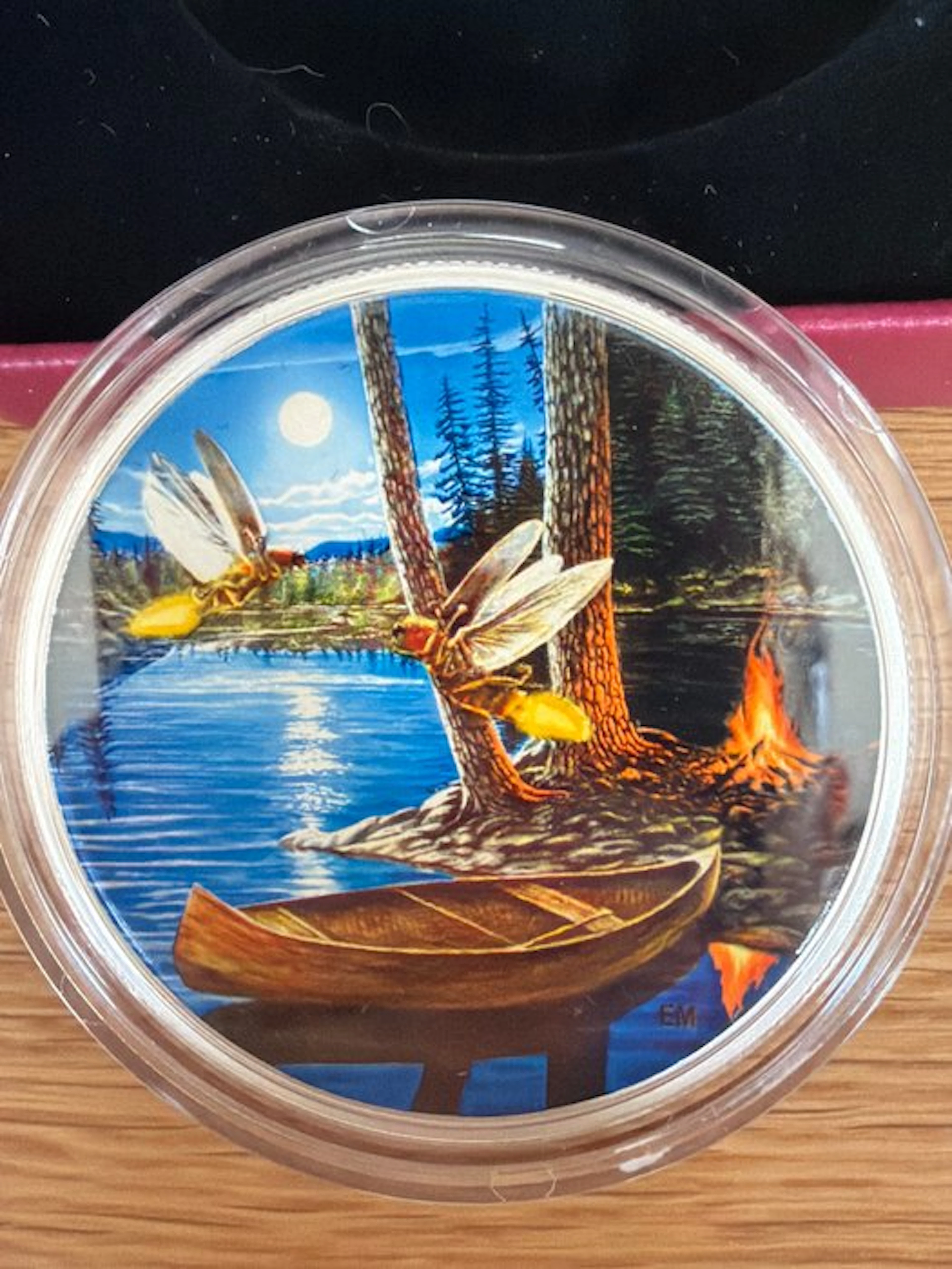 Canada. 30 Dollars 2015 Moonlight Fireflies, 2 Oz (.999) mit CoA und BOX