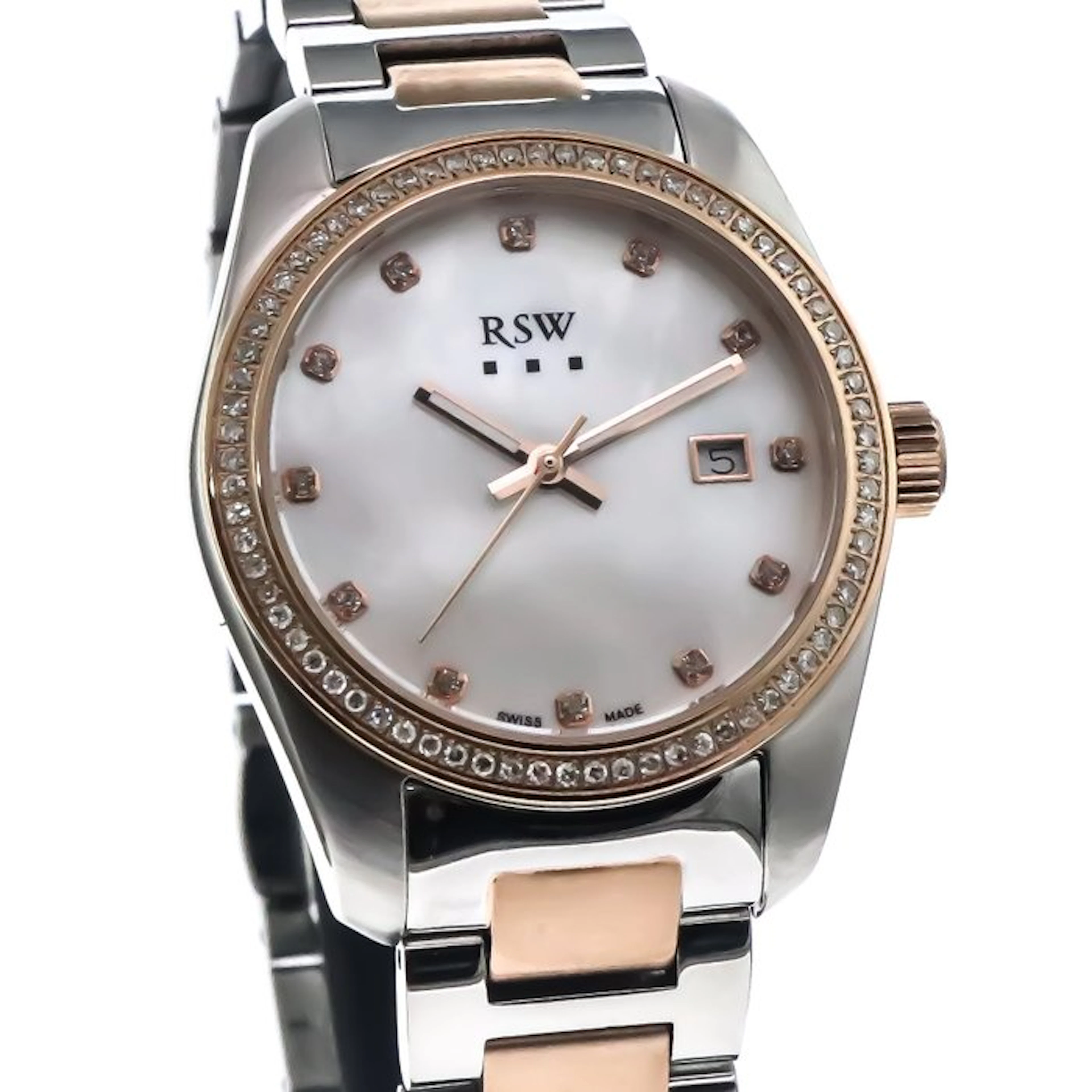 RSW - Swiss Made Diamond Watch - RSWL143-SR-DD-7 - No...