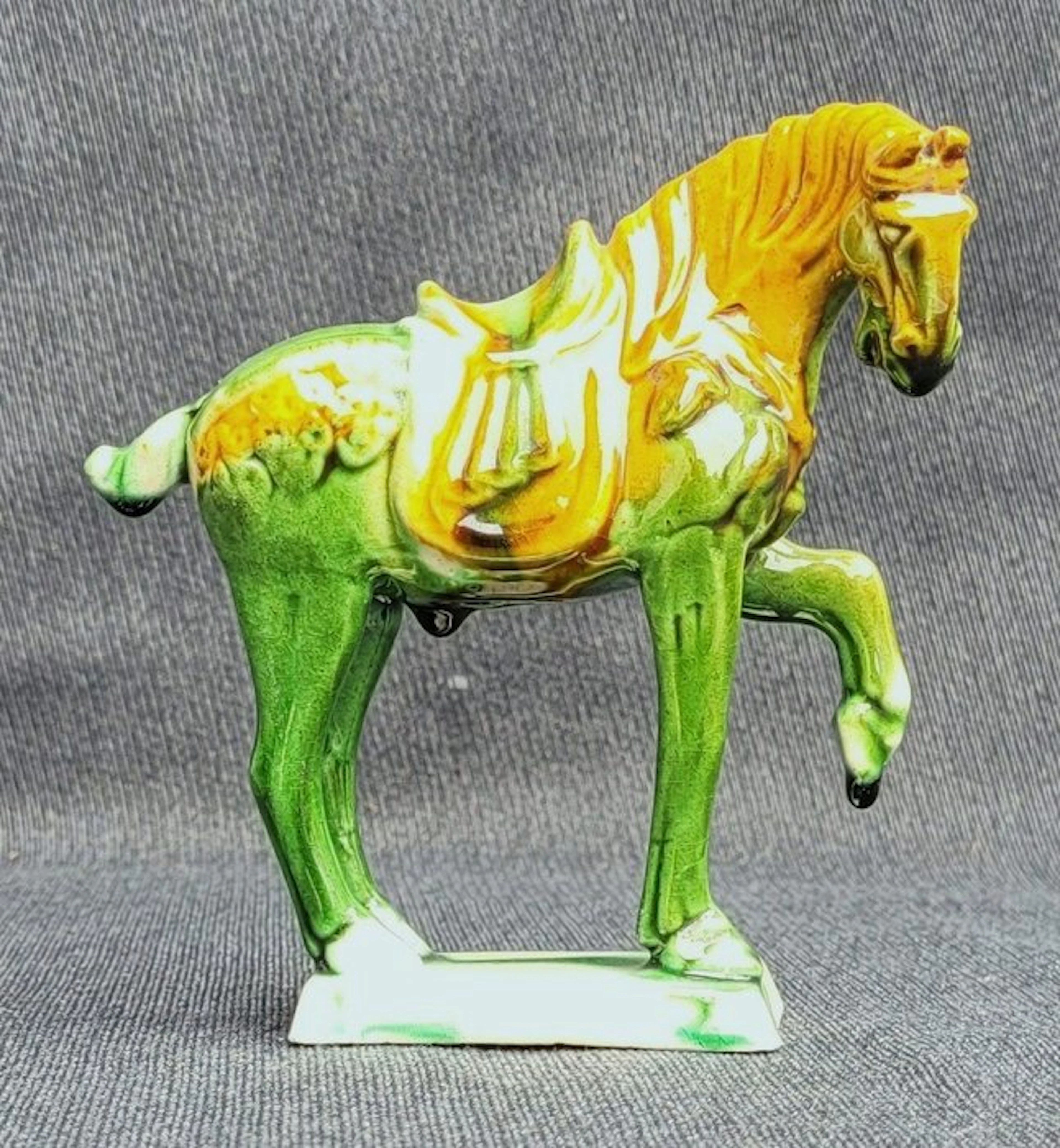 Sculpture, Horse Figurine - 12 cm - Ceramic, Glaze