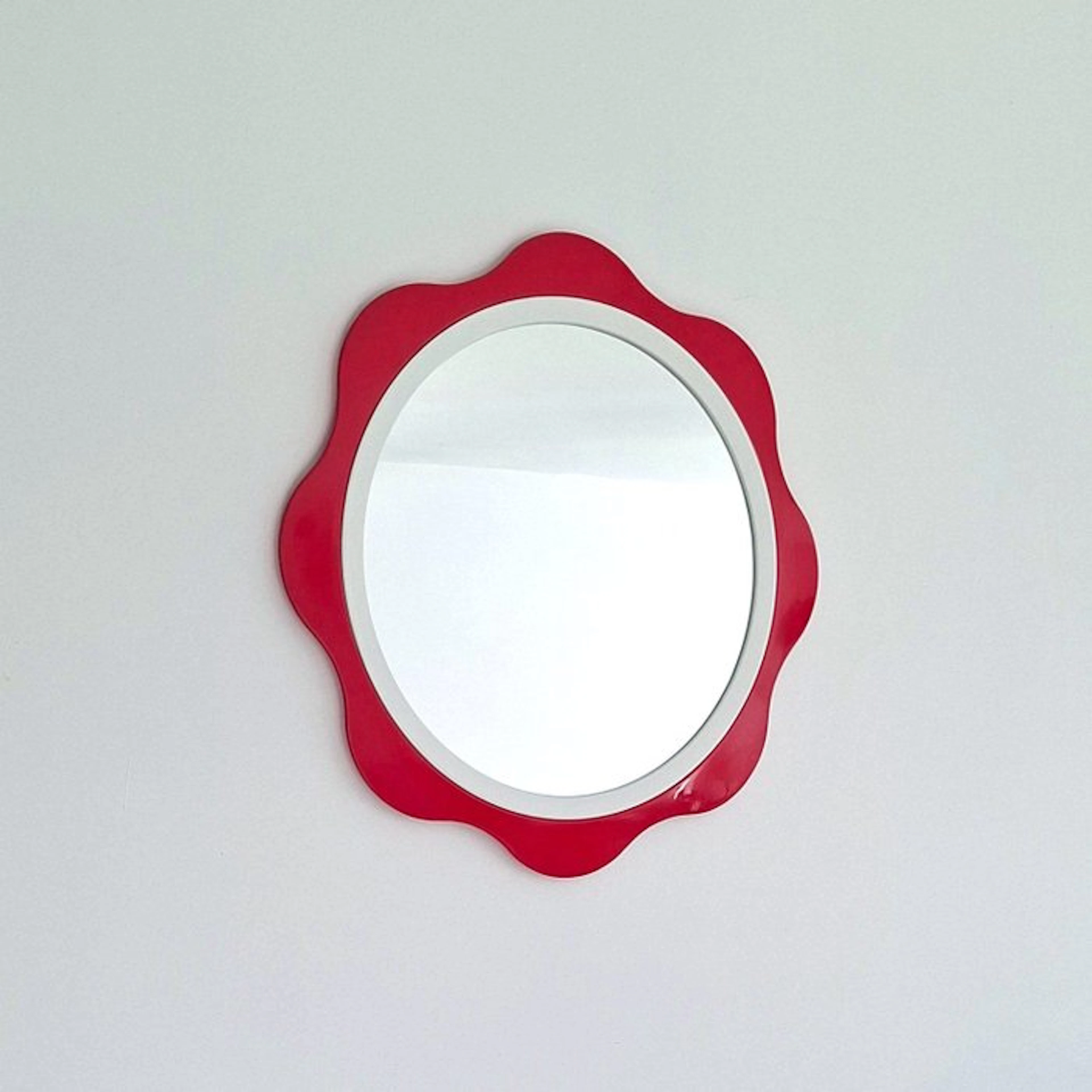 Mäkisen Kuvastin Oy - Mirror- MK-298 - Plastic, Glass - Finnish Flower Mirror