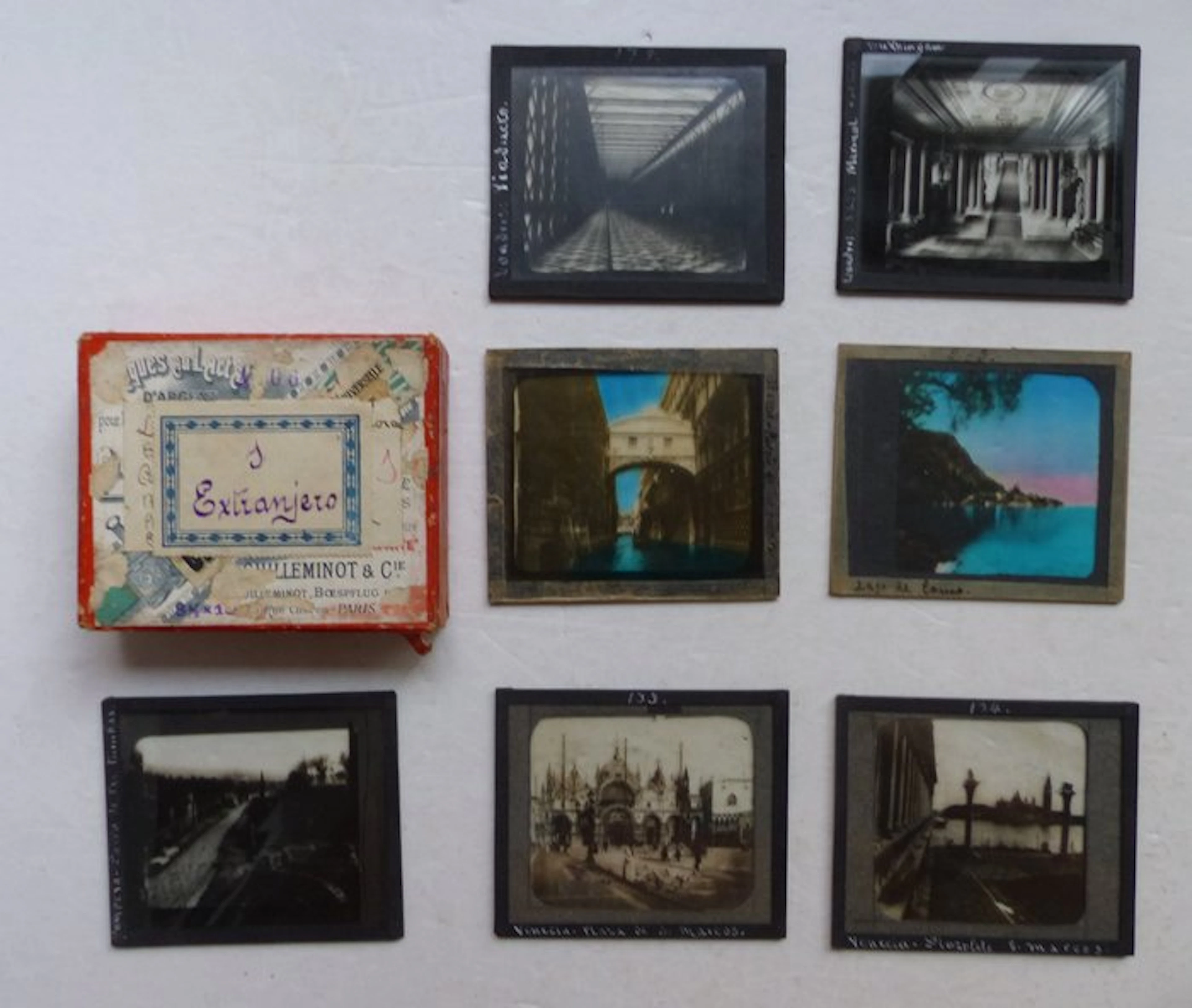 Anonymous - 31 placas de cristal positivo, Linterna Magica - c1900-c1910