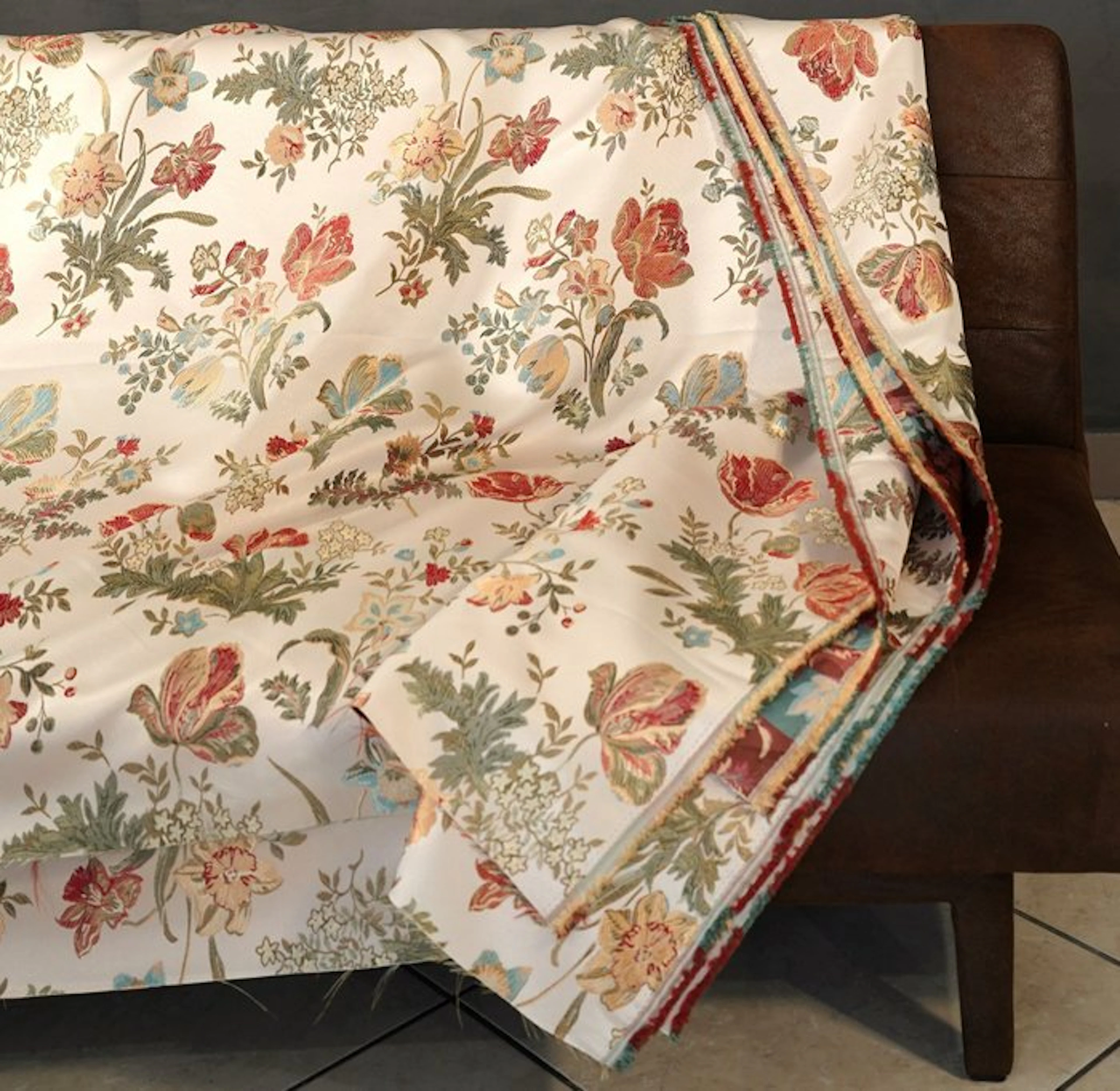 Refined and Elegant Fabric in the San Leucio Style...