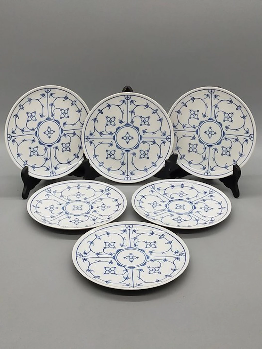 Winterling - Dinner set - Porzellan Teller 6er Set – Blau...