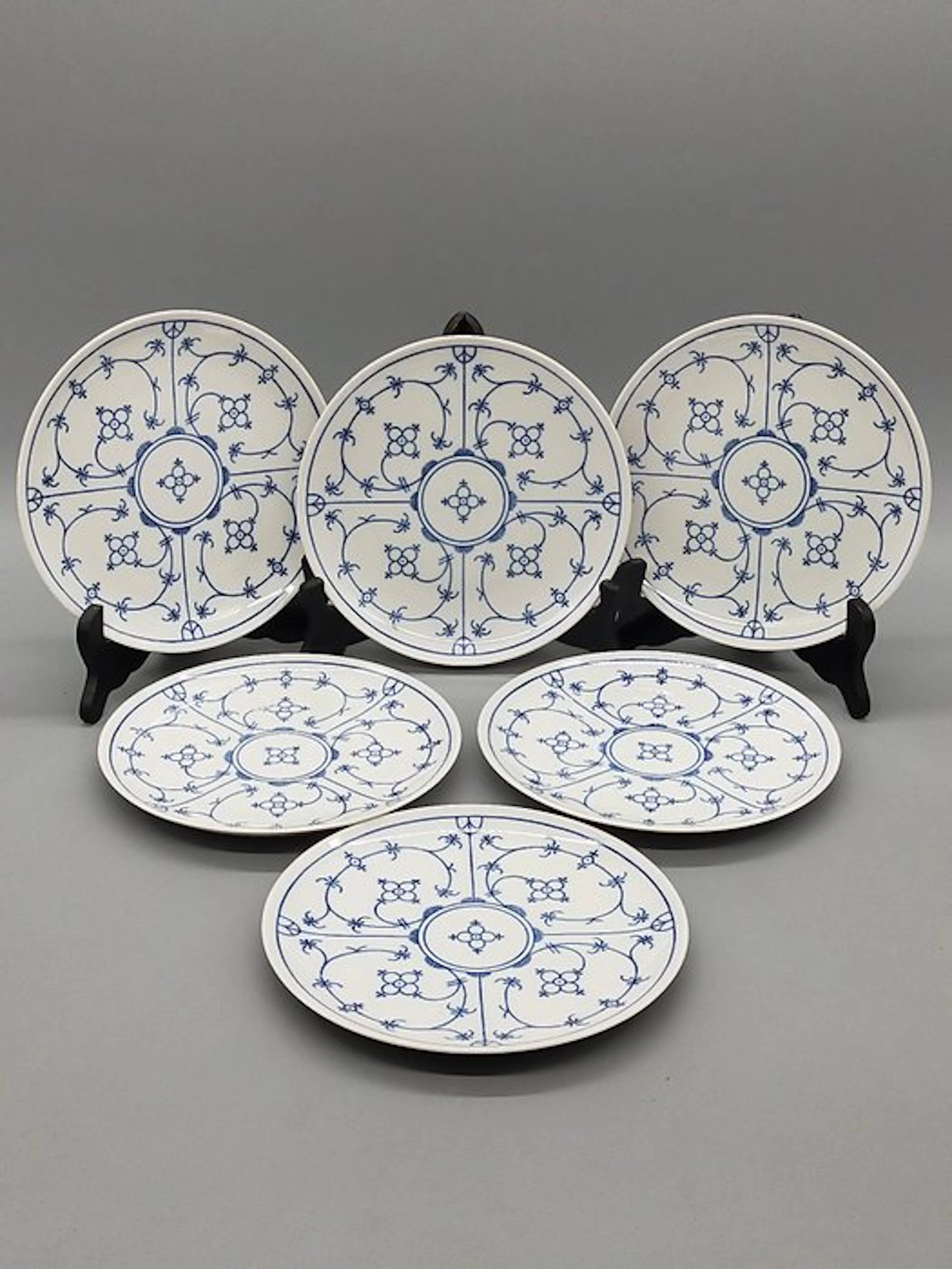 Winterling - Dinner set - Porzellan Teller 6er Set – Blau...