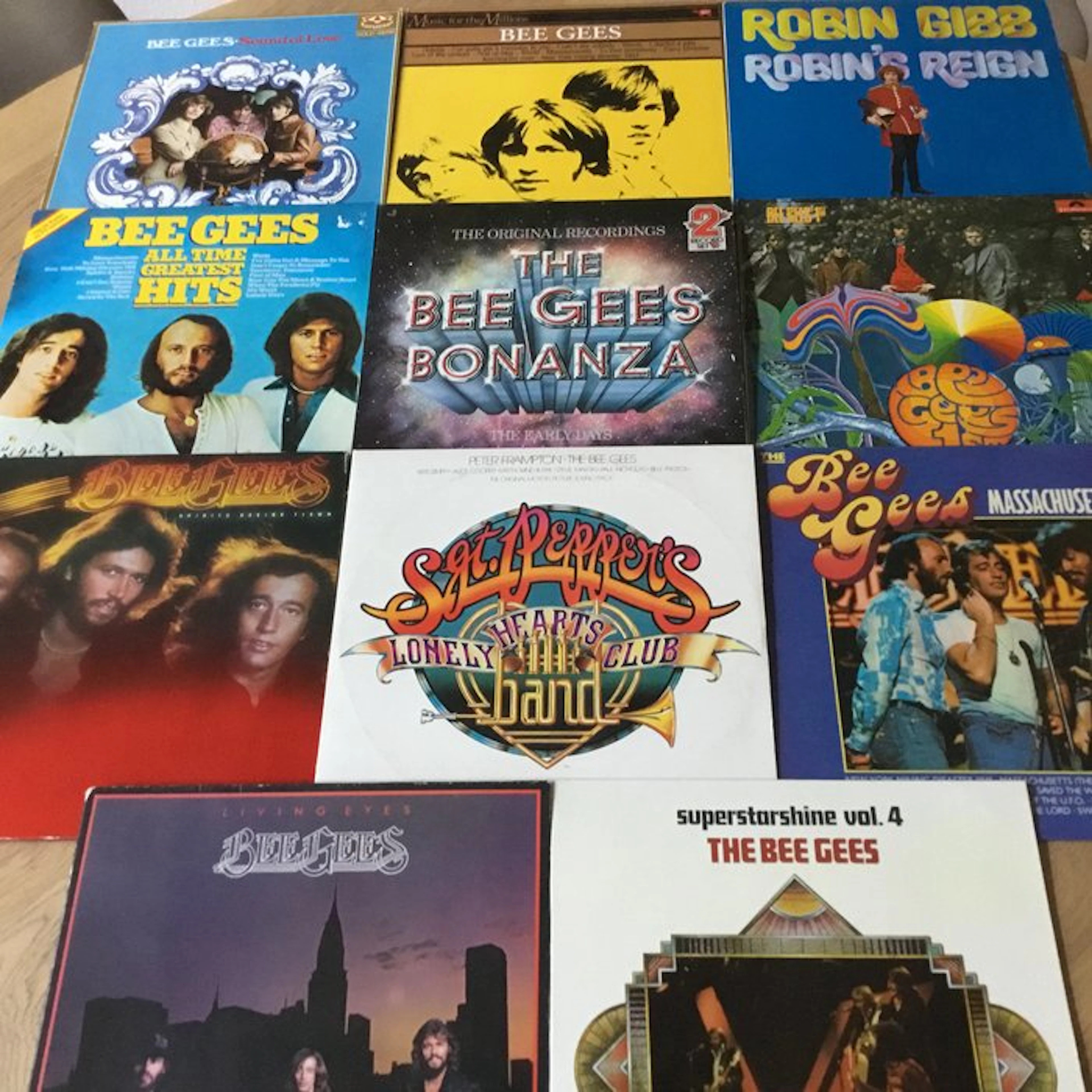 Bee Gees - 11 x albums - Multiple titles - LP albums...