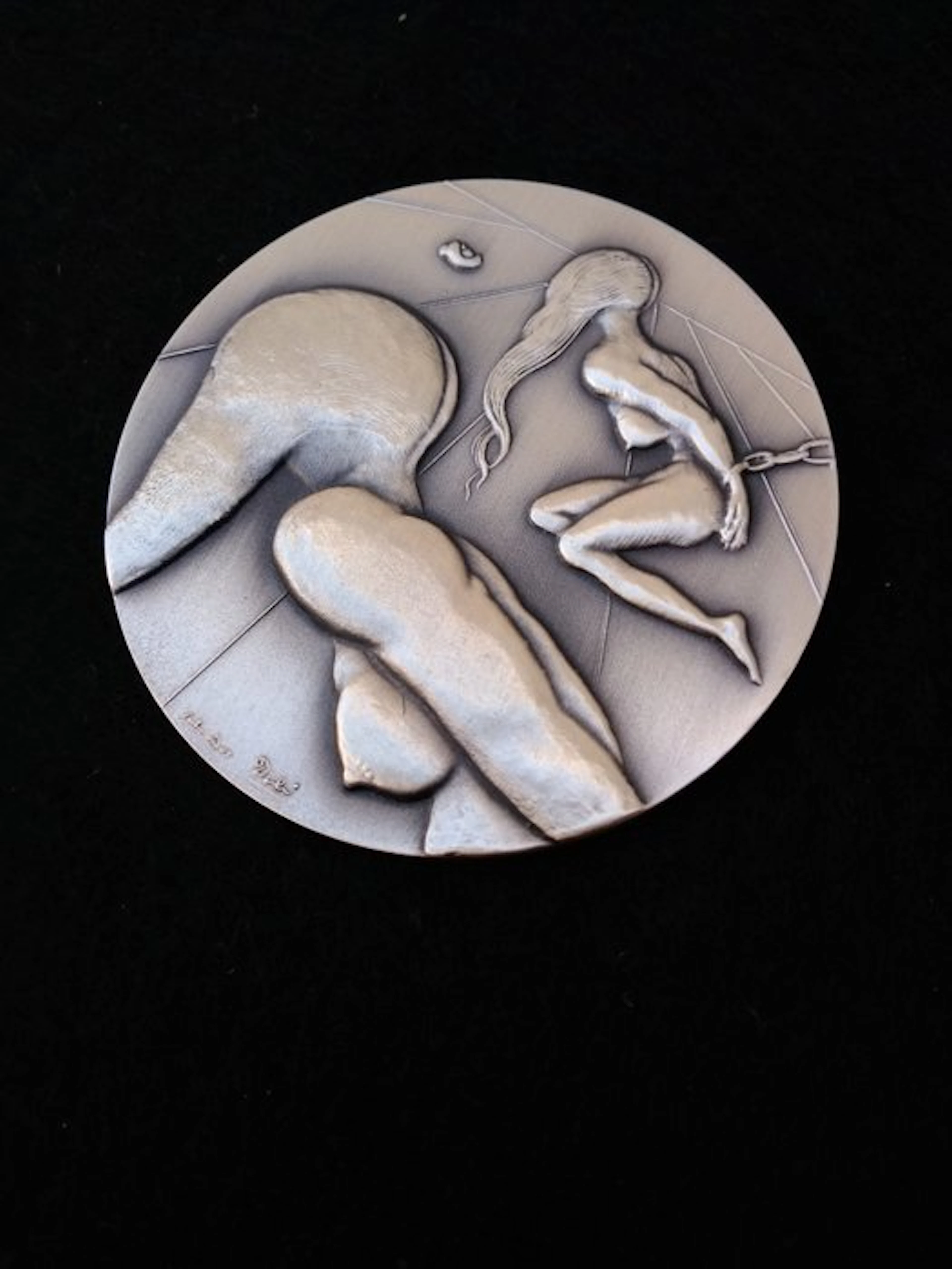 Spain. Medal Salvador Dalí ¨10 mandamientos¨ (no desearás la mujer del prójimo)